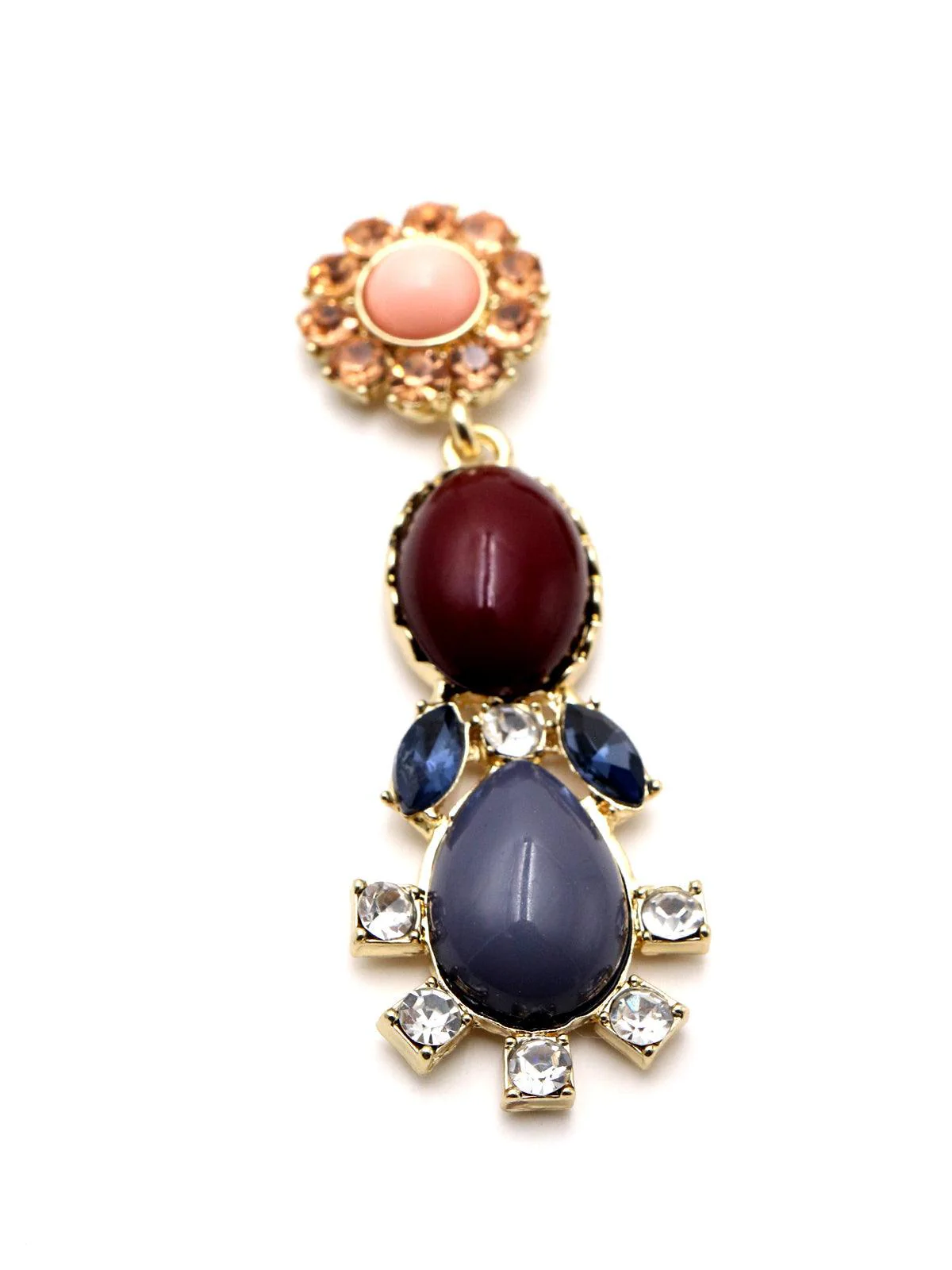 Odette Women Flower Vine Dangle Earrings - Image 5