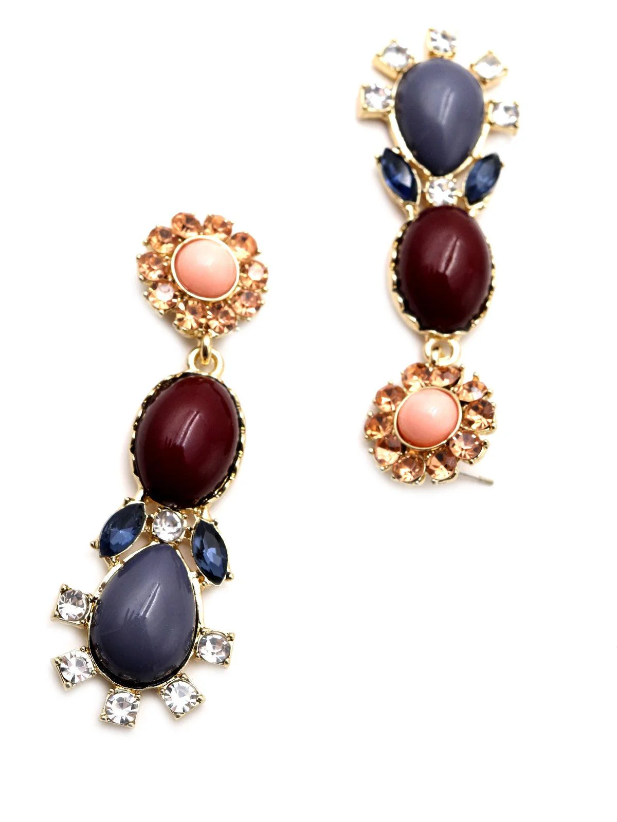 Odette Women Flower Vine Dangle Earrings - Image 6