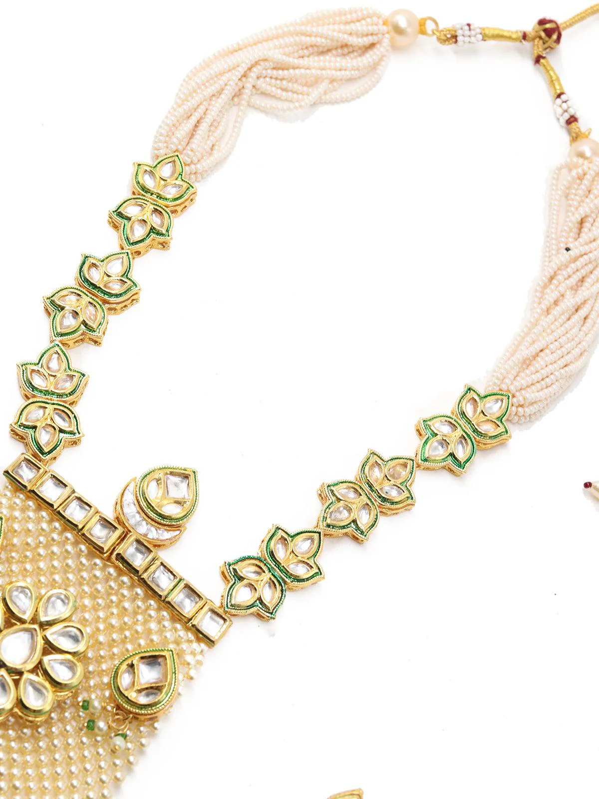 Odette Women Gold Tone-Pearl Queen Necklace Set! - Image 6