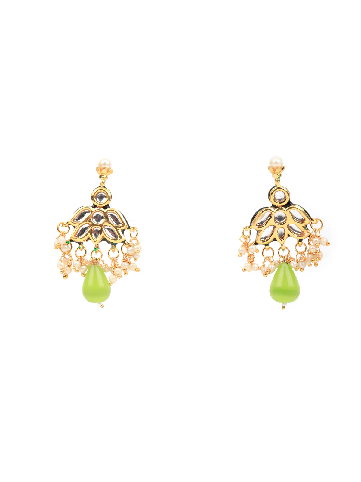 Odette Women Gorgeous Green Choker Set - Image 6