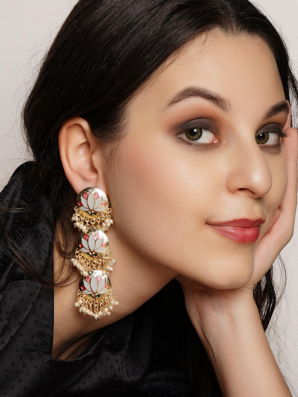 Odette Women Intrinsic Drop Earrings - Image 2