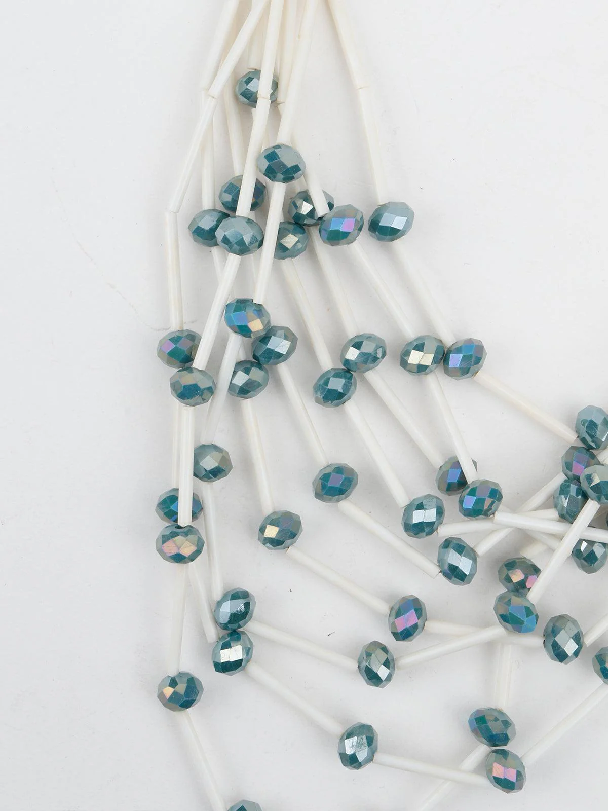 Odette Women Layered Off-White Beach Necklace - Image 4