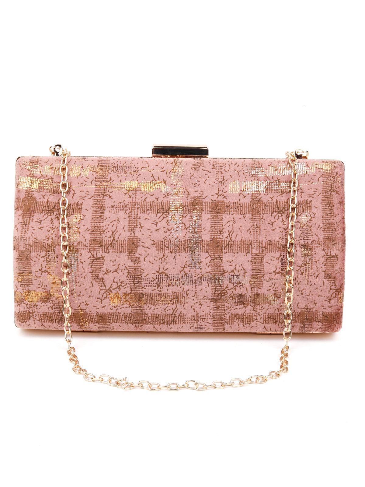 Odette Women Black Suede Clutch - Image 3