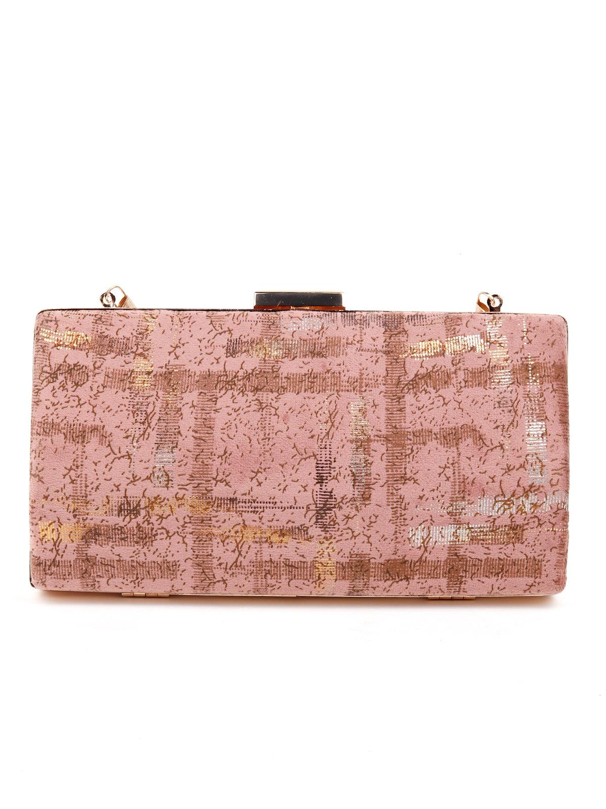 Odette Women Black Suede Clutch - Image 5