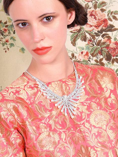Odette Women Momentous Stone And Pearl Necklace - Image 2