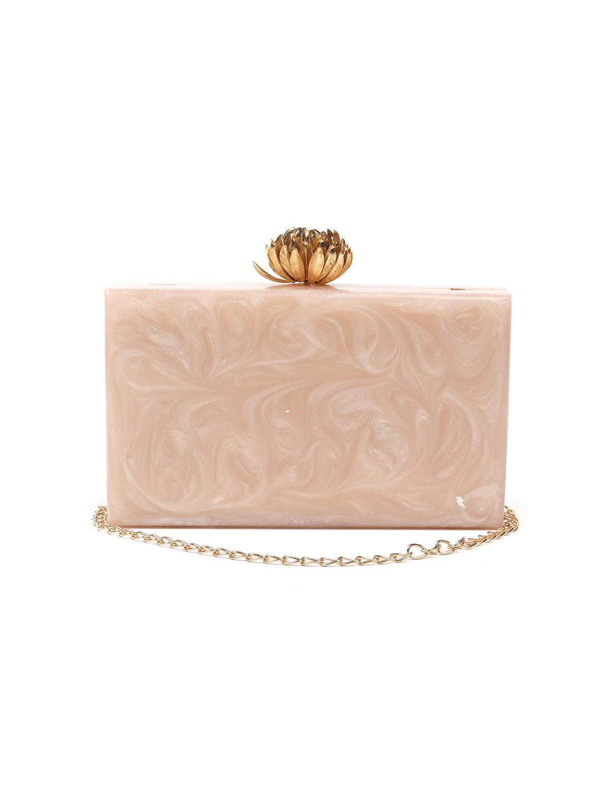 Odette Women Resin Off White Clutch! - Image 4