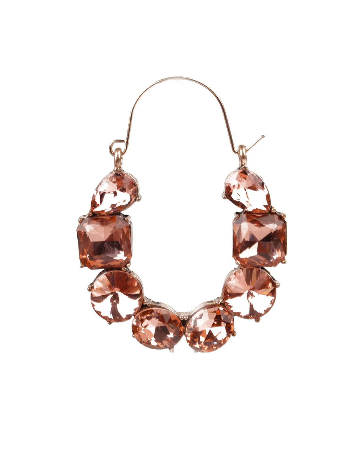 Odette Women Brown Hoop Earring - Image 2