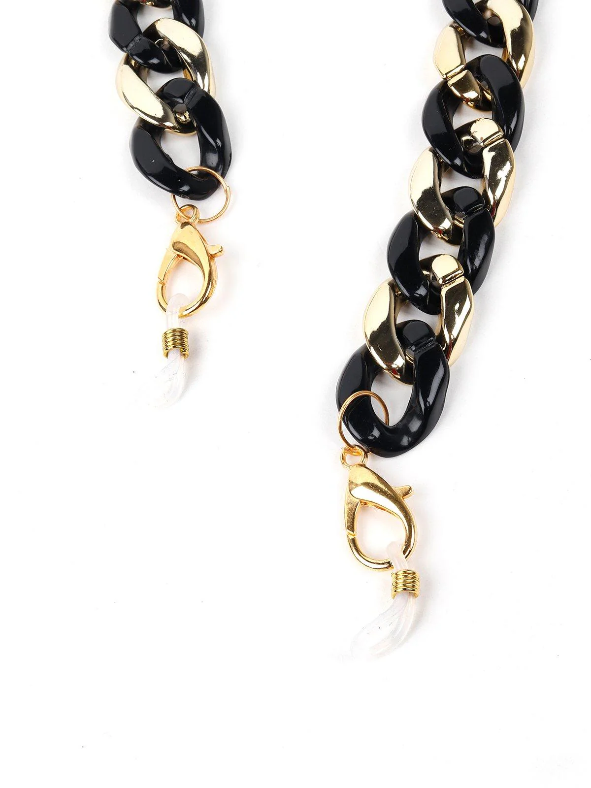 Odette Women Black And Gold Metal Chain - Image 3