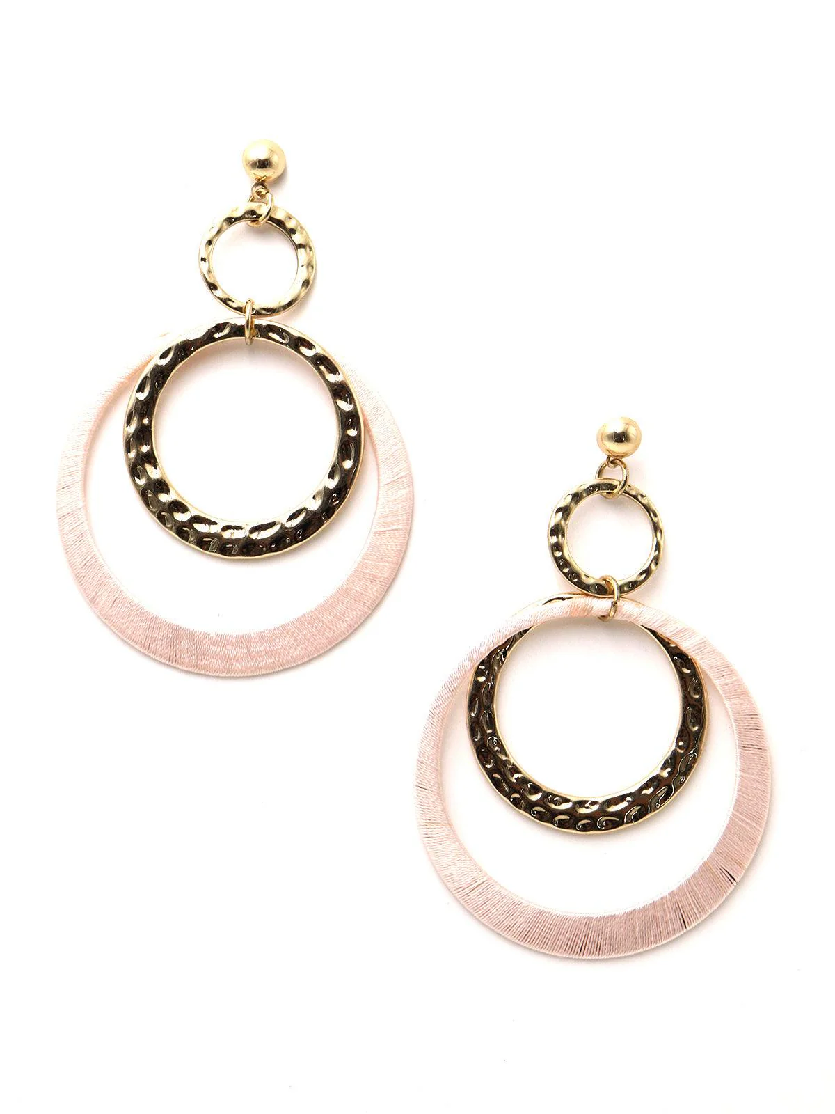 Odette Women Ultra-Modern Ring Dangle Earrings - Image 5