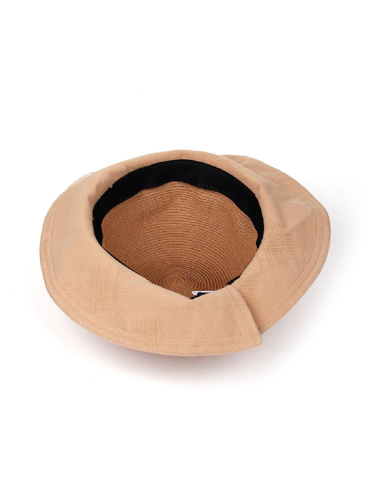 Odette Beige Crochet Designer Hat Women - Image 5
