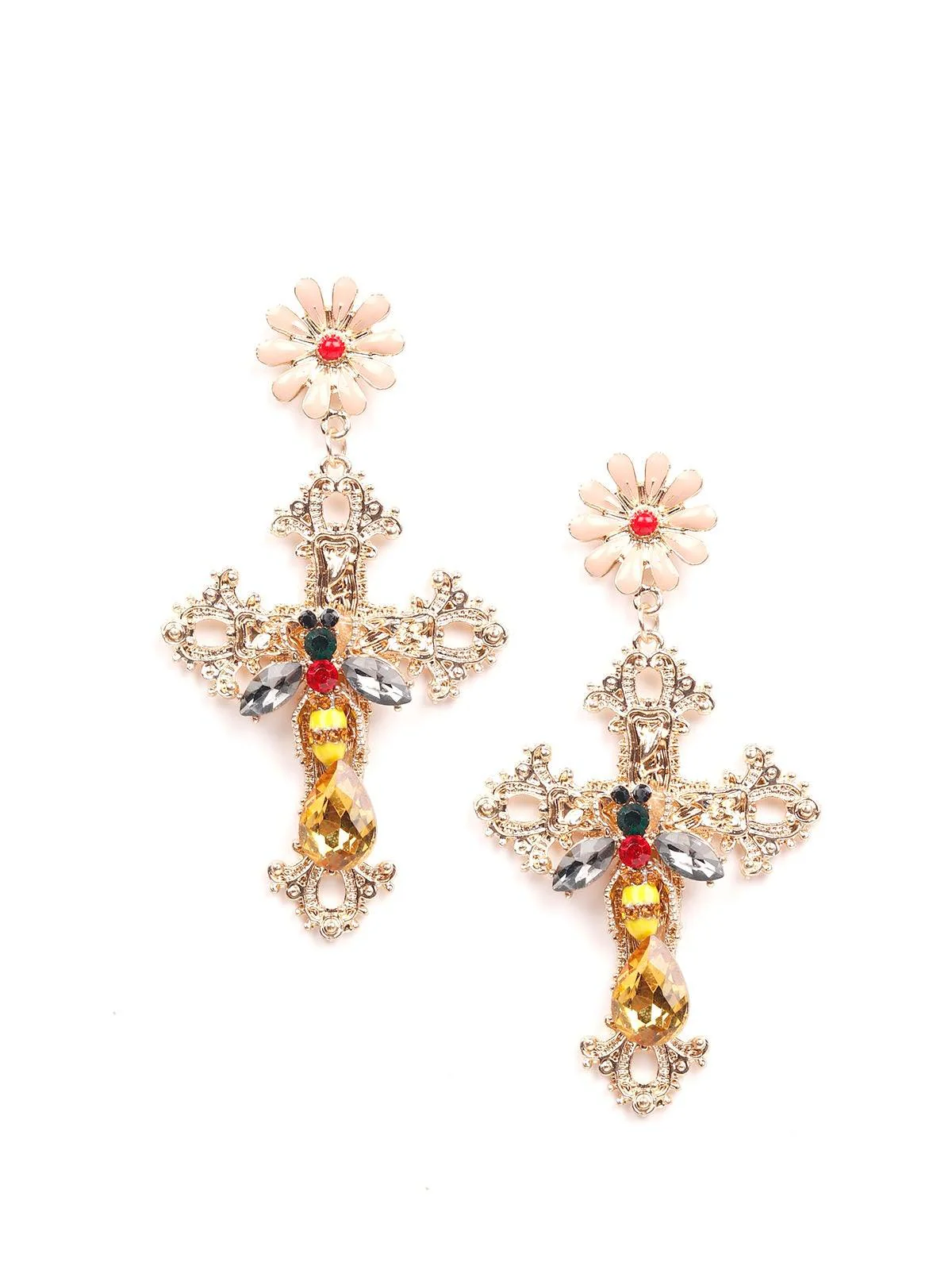 Odette Women Multicolour Earrings - Image 3