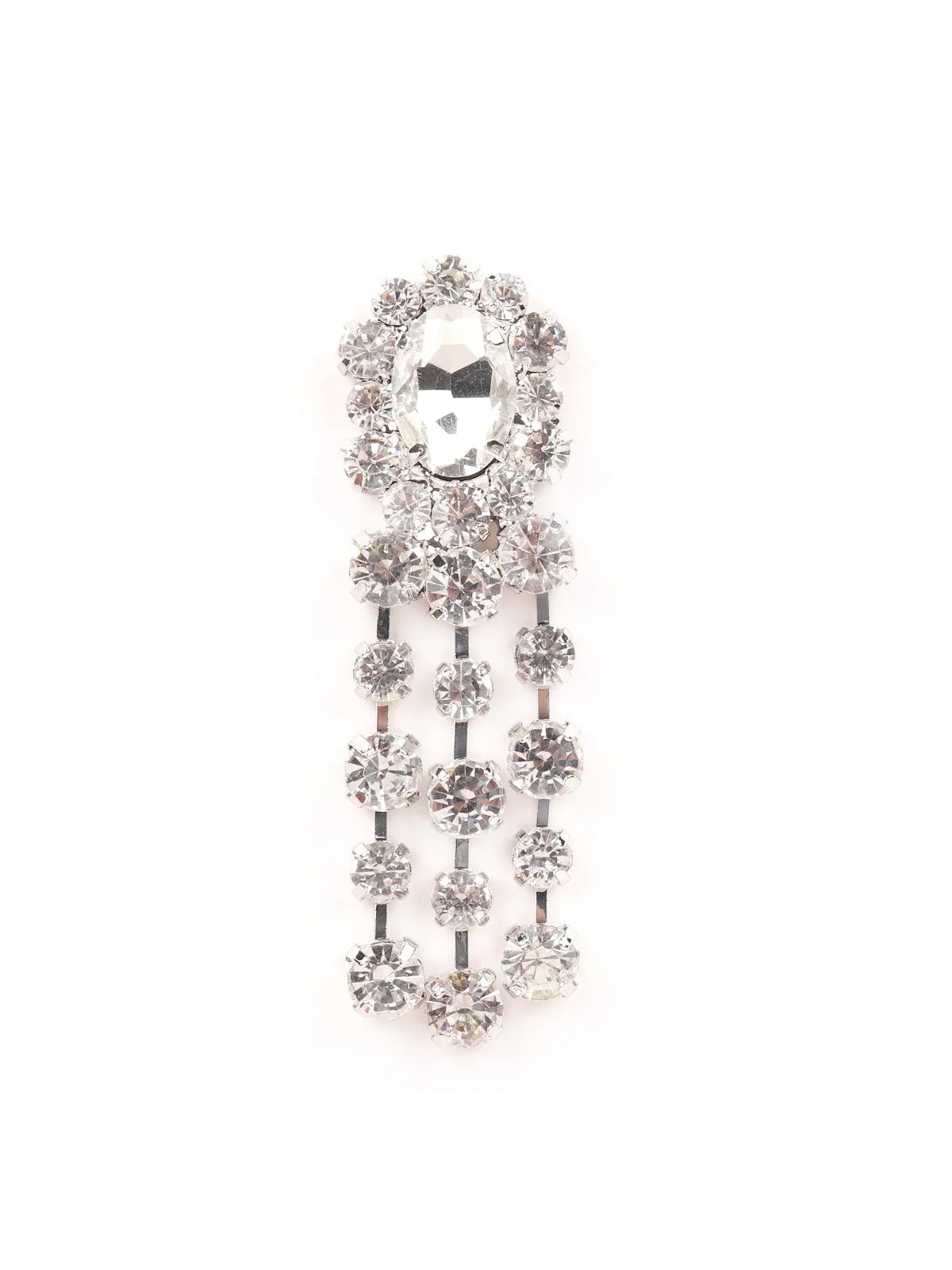 Odette Women Silver Metal Earrings - Image 4