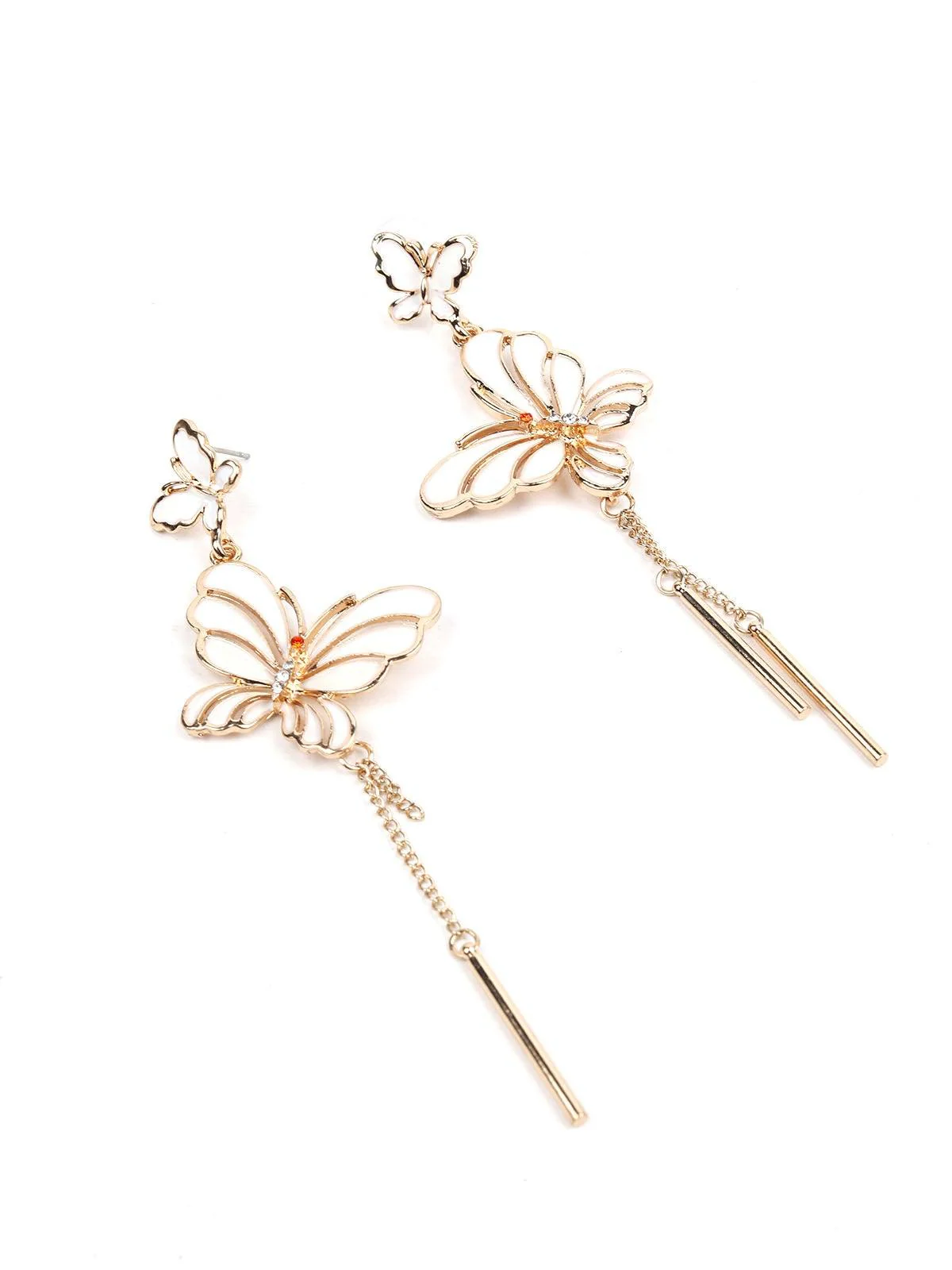 Odette Women Gold Metal Earrings - Image 5