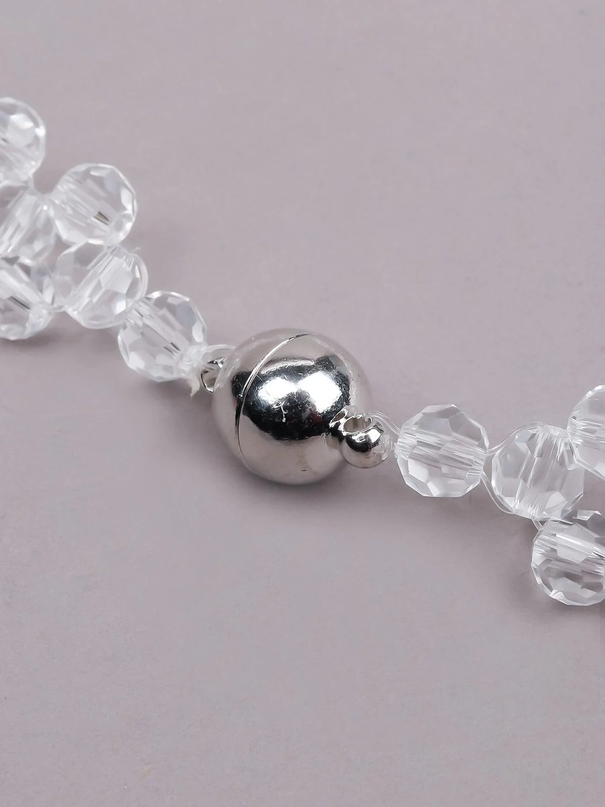 Odette Women Silver Metal Floral Choker - Image 6