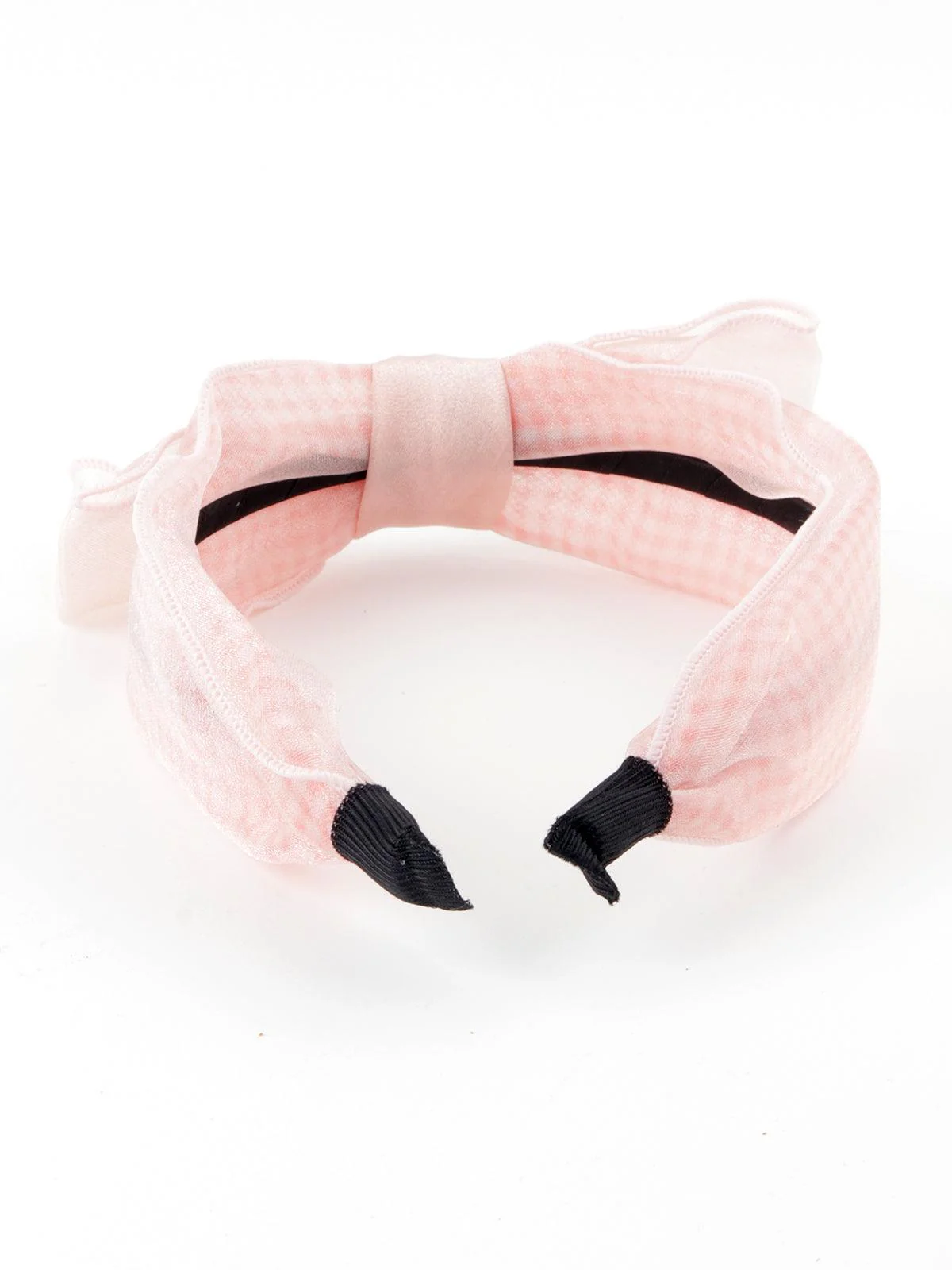 Odette Women Dainty Baby Pink Hairband - Image 5