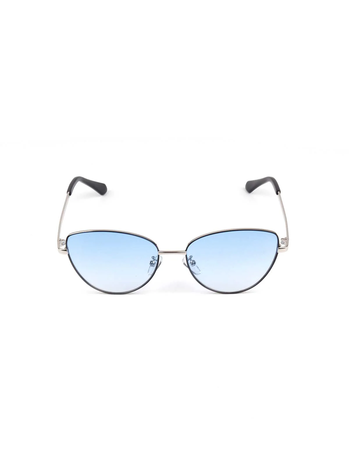Odette Women Blue Tinted Flared Sunglasses - Image 7