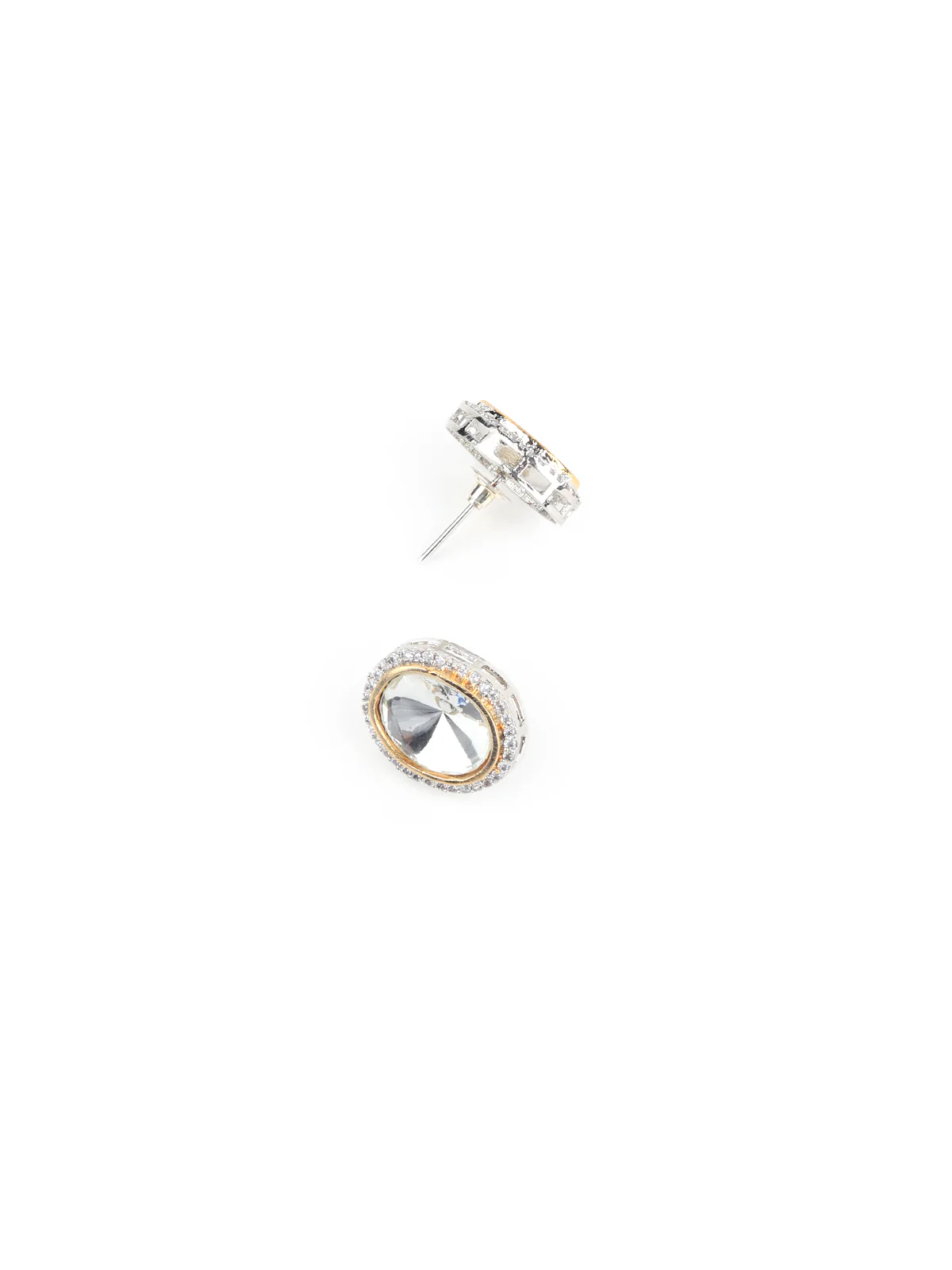 Odette Blue And White Alloy Jewellery Set For Women - Image 4