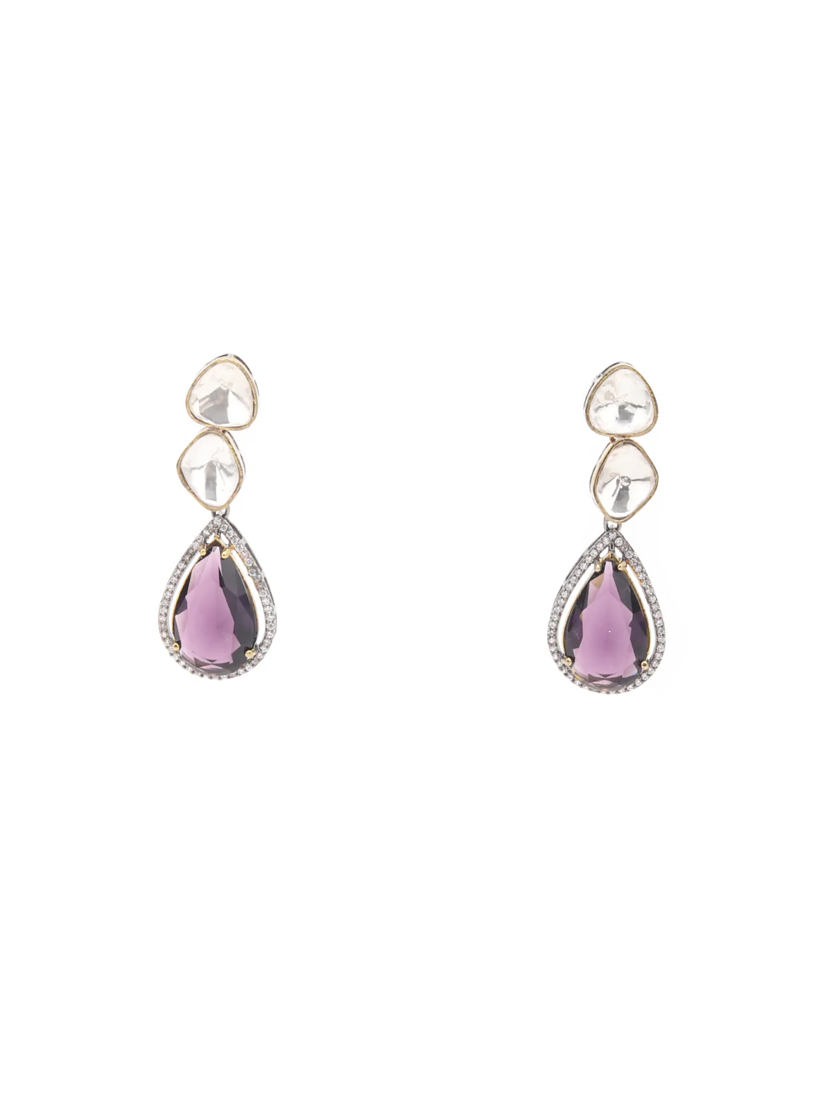 Odette Multicolored Alloy Jewellery Set For Women - Image 5