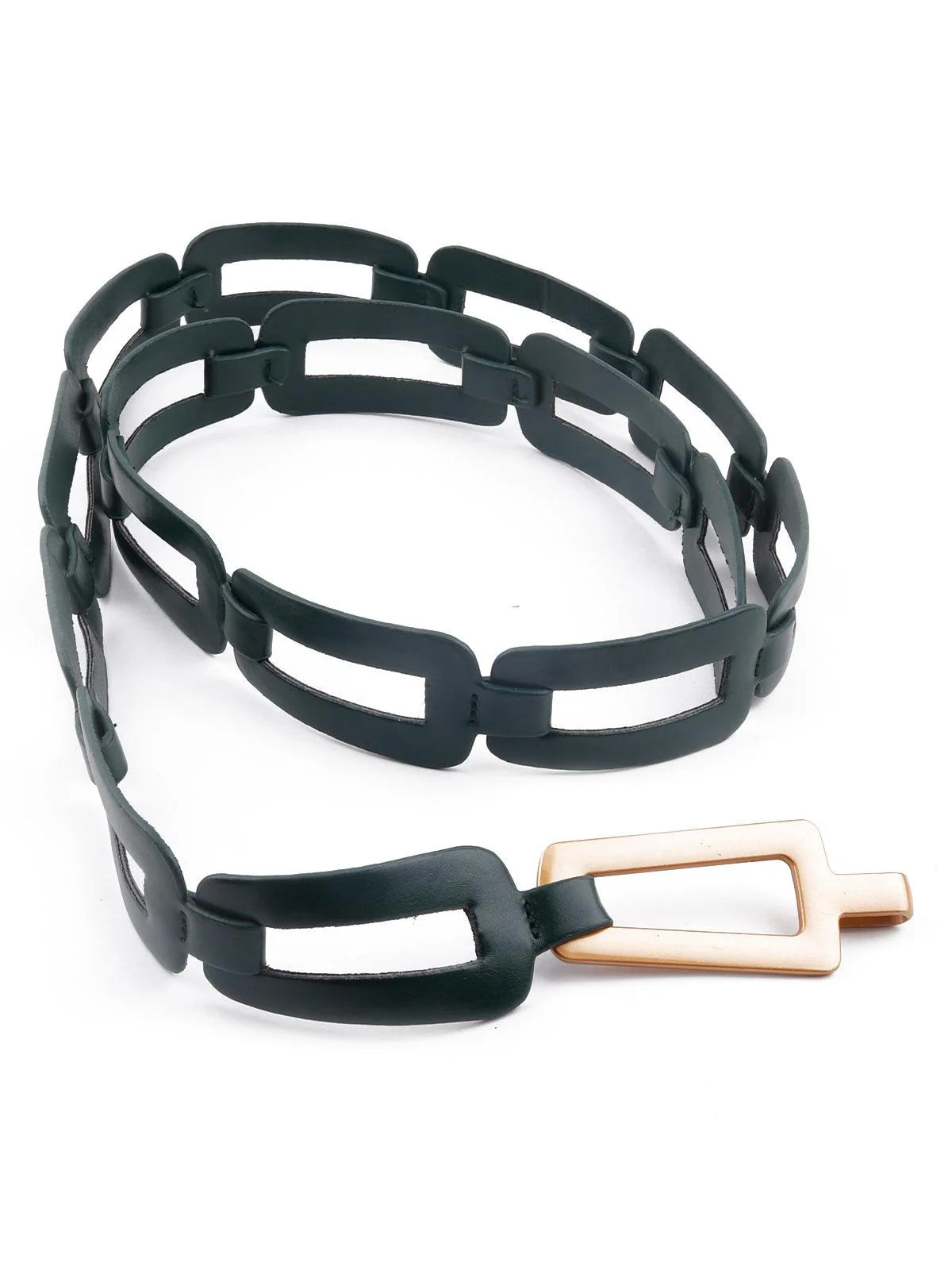Odette Women Deep Grey Designer Belt - Image 4