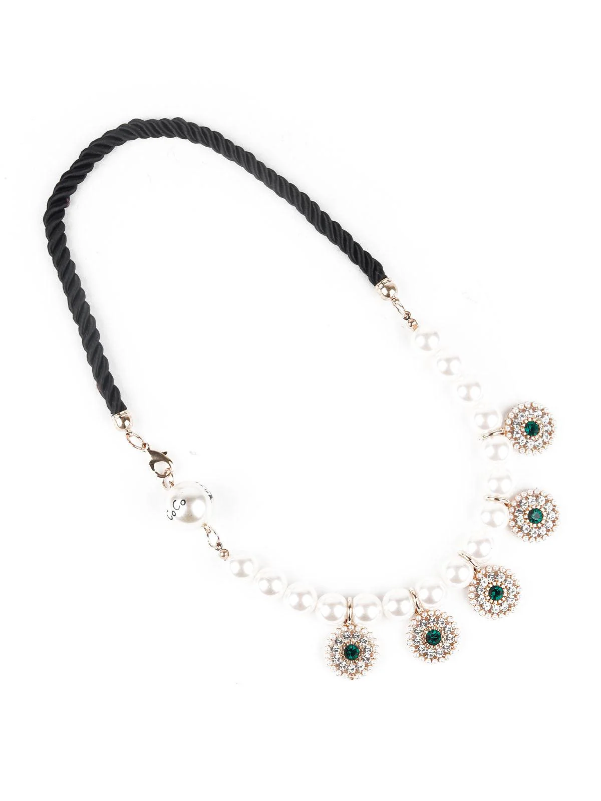 Odette Women Delicate Pearls Choker Neckpiece - Image 2