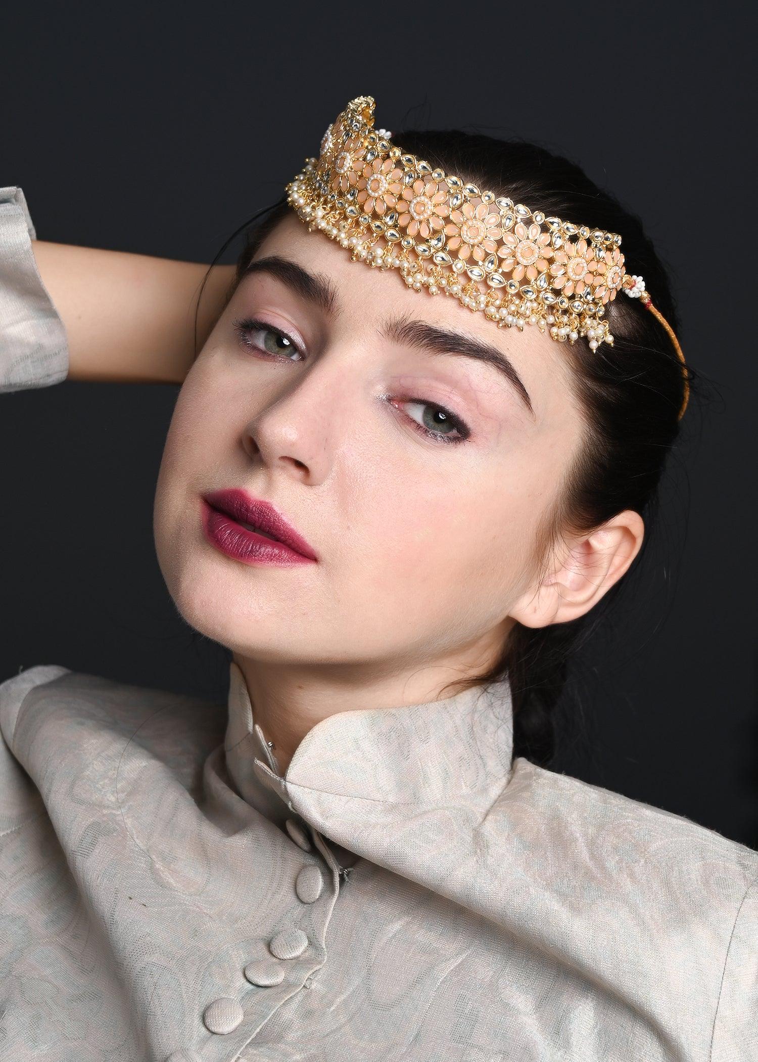 Odette Women Delight Gold Choker Set - Image 2
