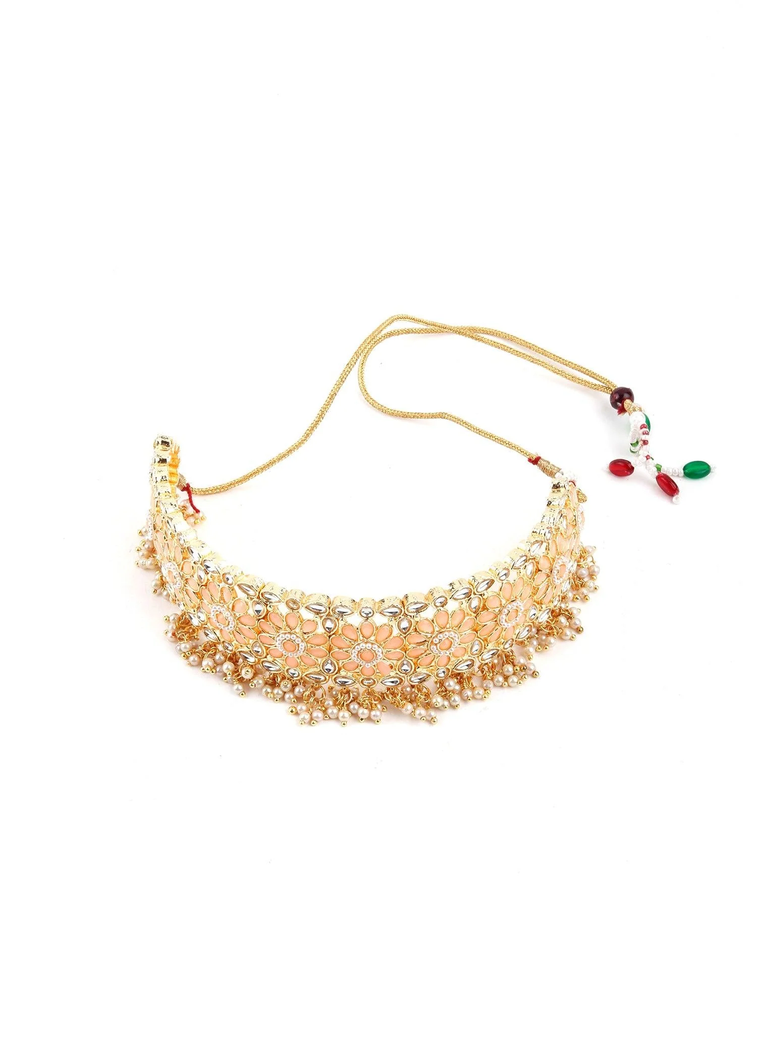 Odette Women Delight Gold Choker Set - Image 4