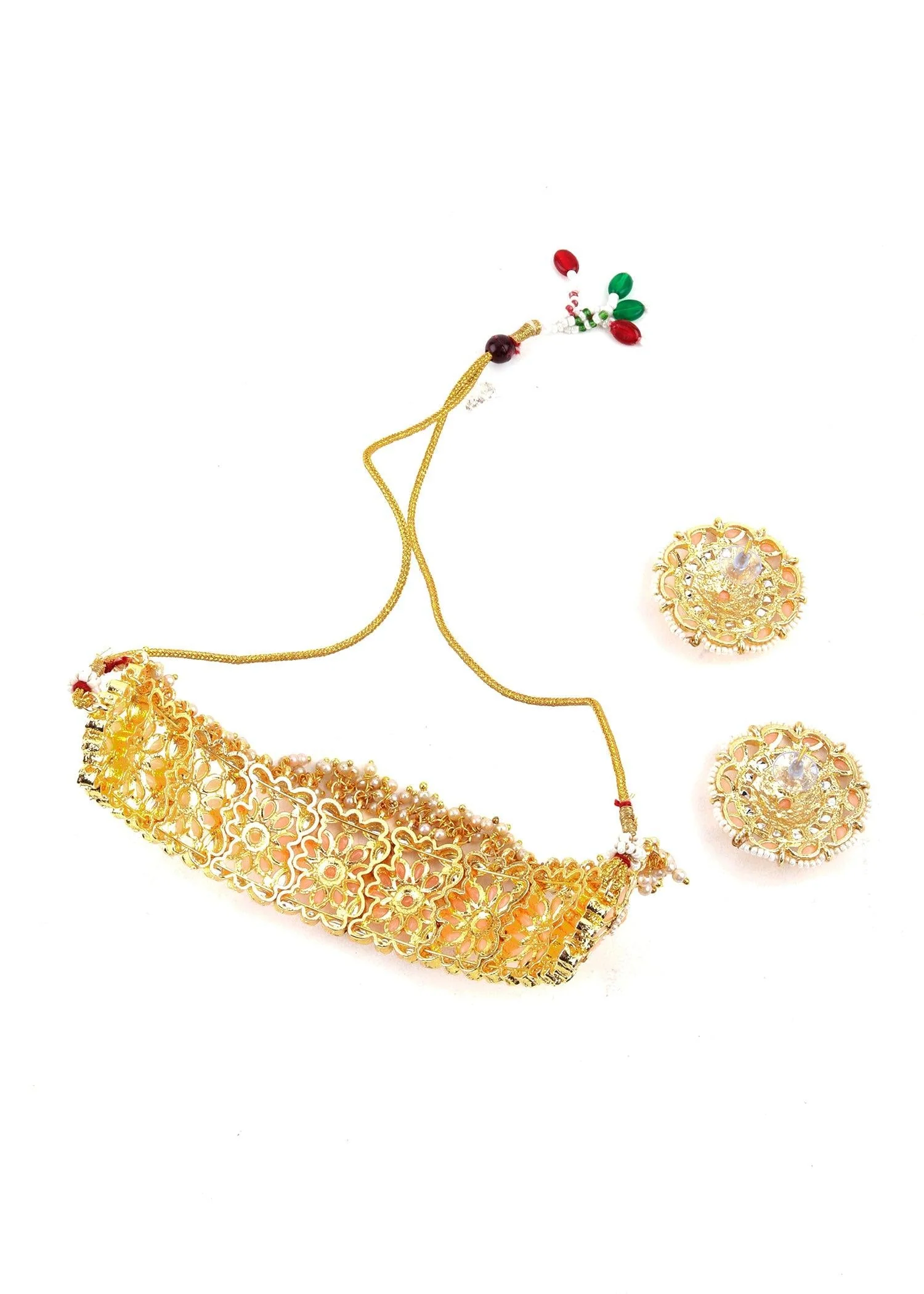 Odette Women Delight Gold Choker Set - Image 6