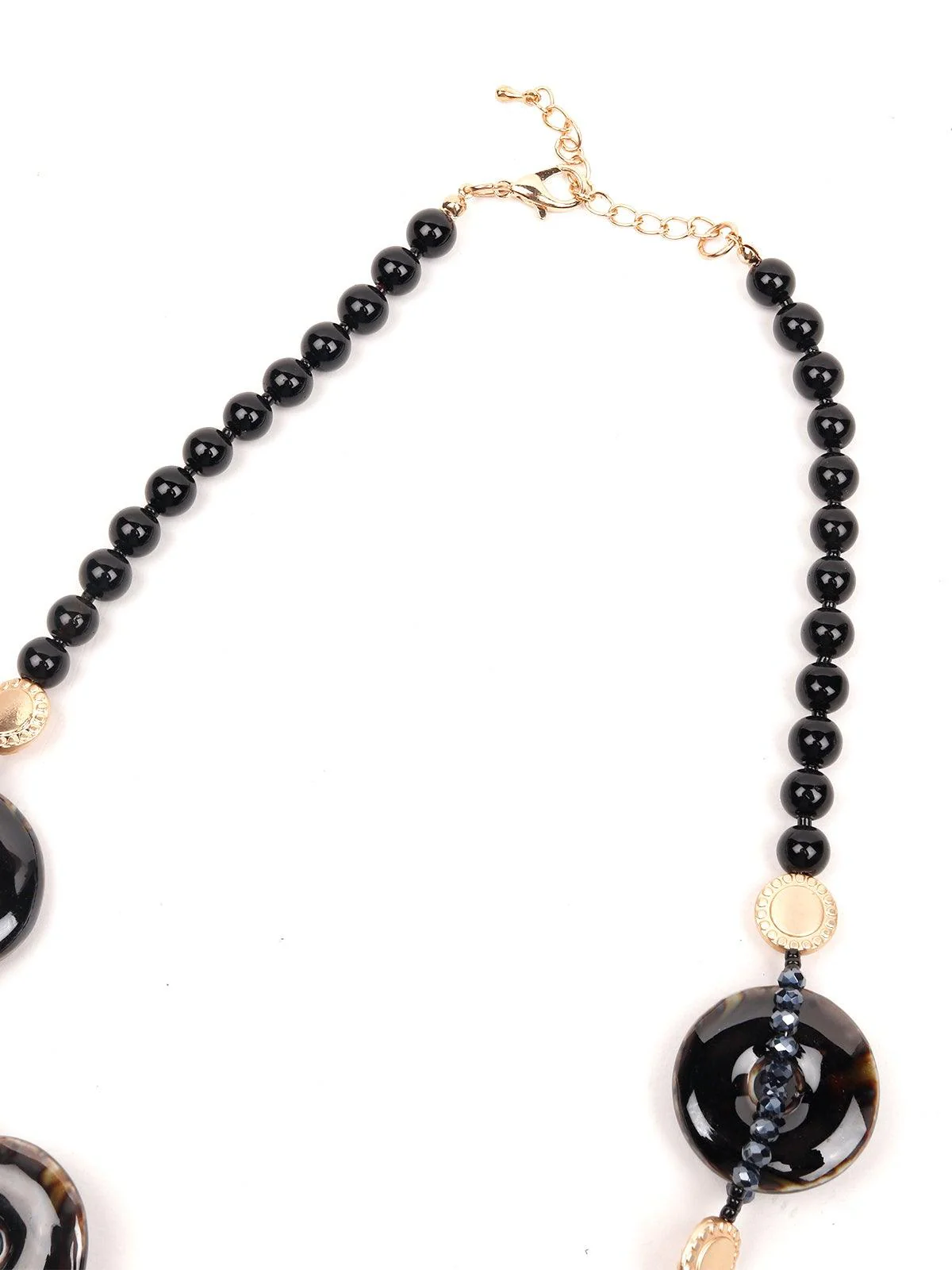 Odette Women Black Metal Necklace - Image 5