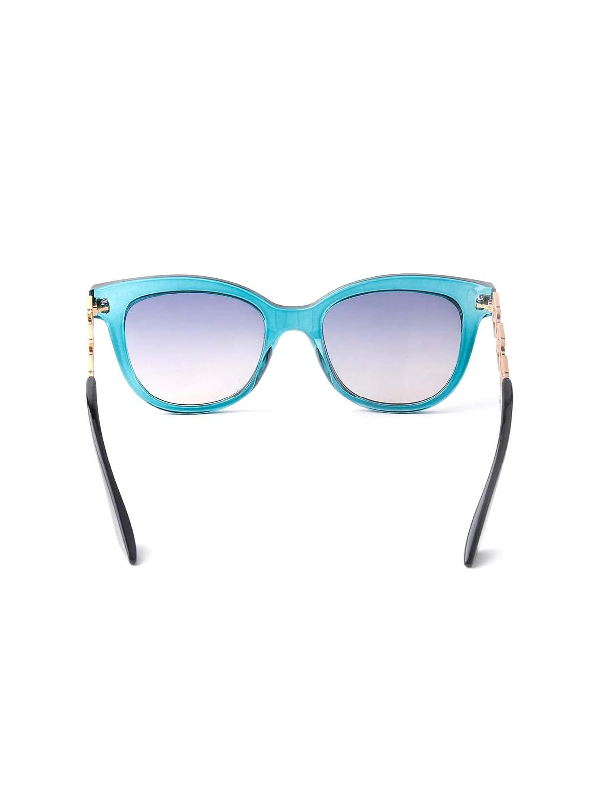 Odette Women Designer Blue Frame Sunglasses - Image 6