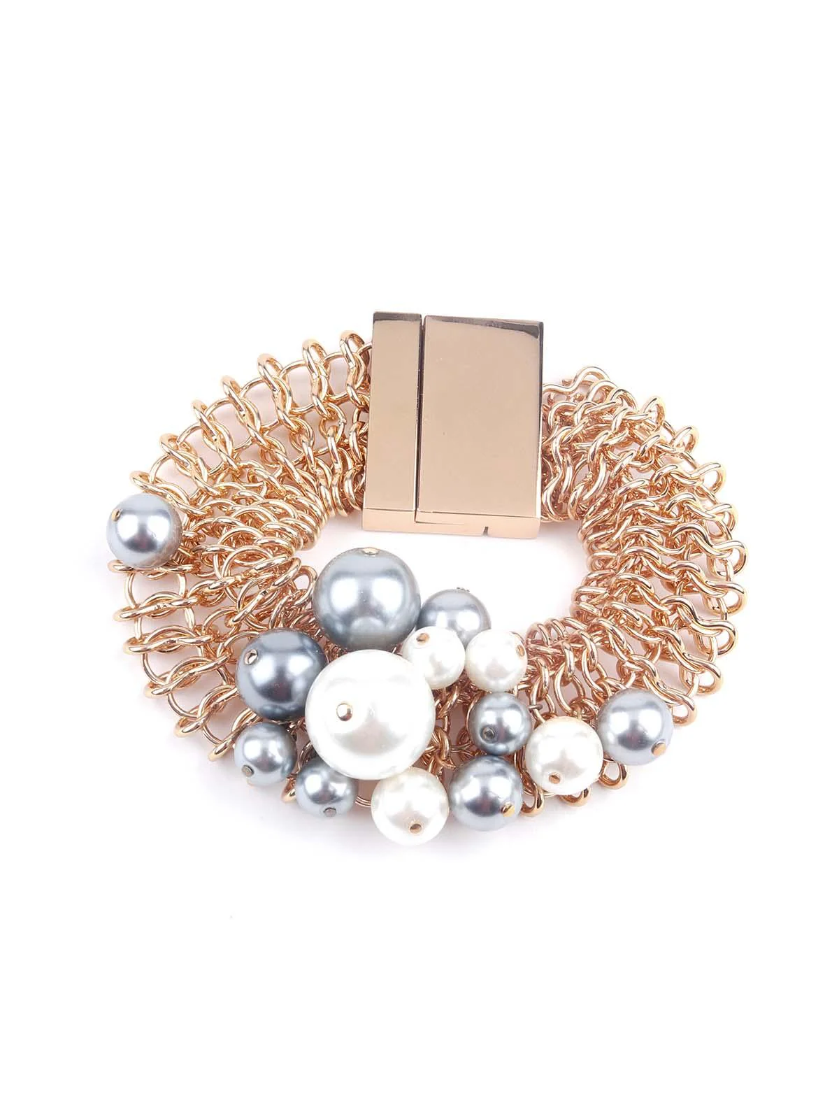 Odette Women Designer Gold Embellished Necklace Set - Image 5