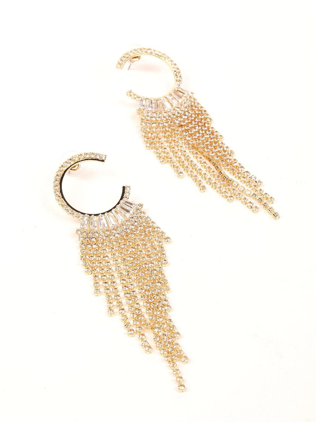 Odette Women Gold Metal Earrings - Image 5