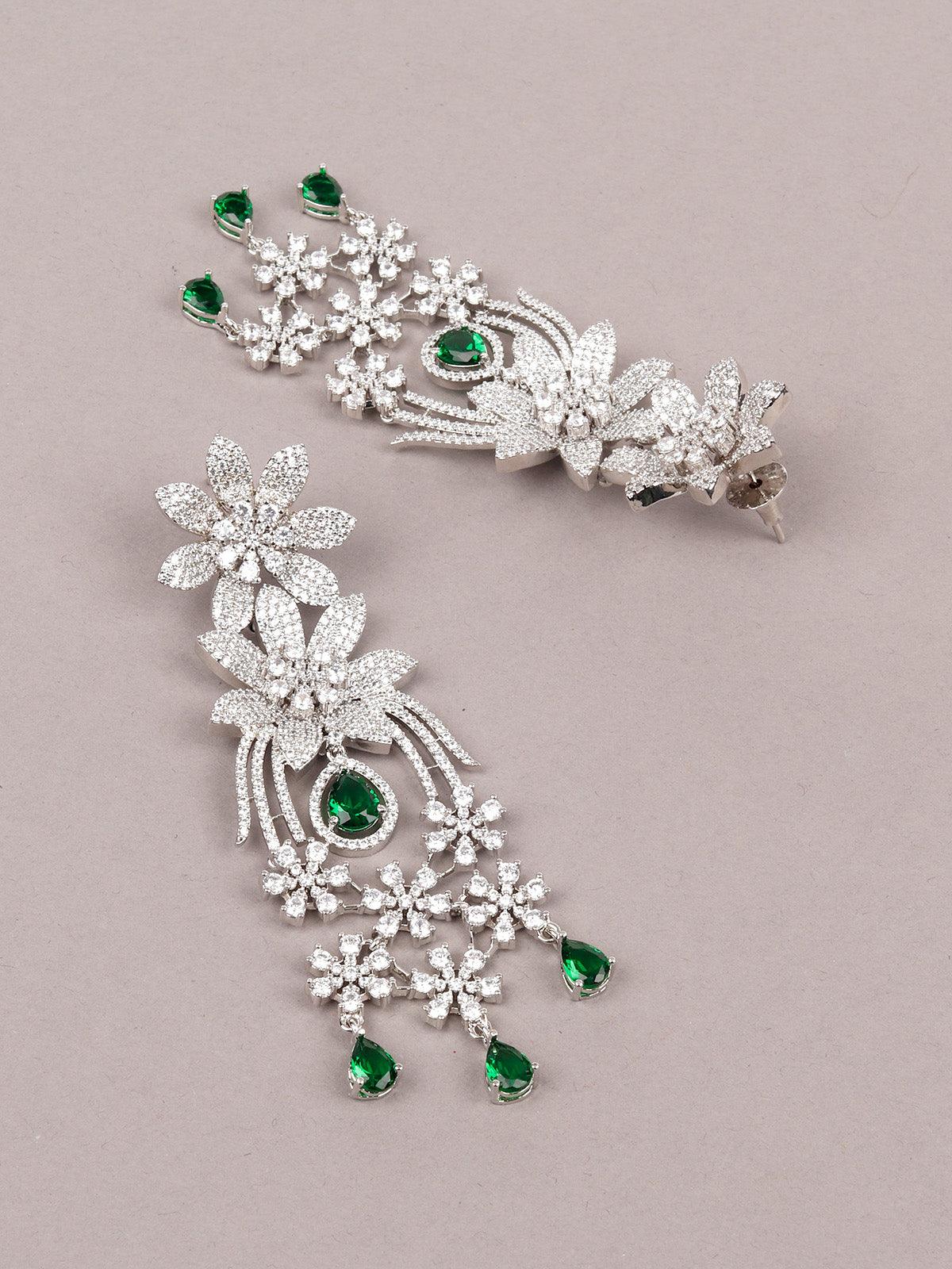 Odette Women Diamond Studded Earrings - Image 3