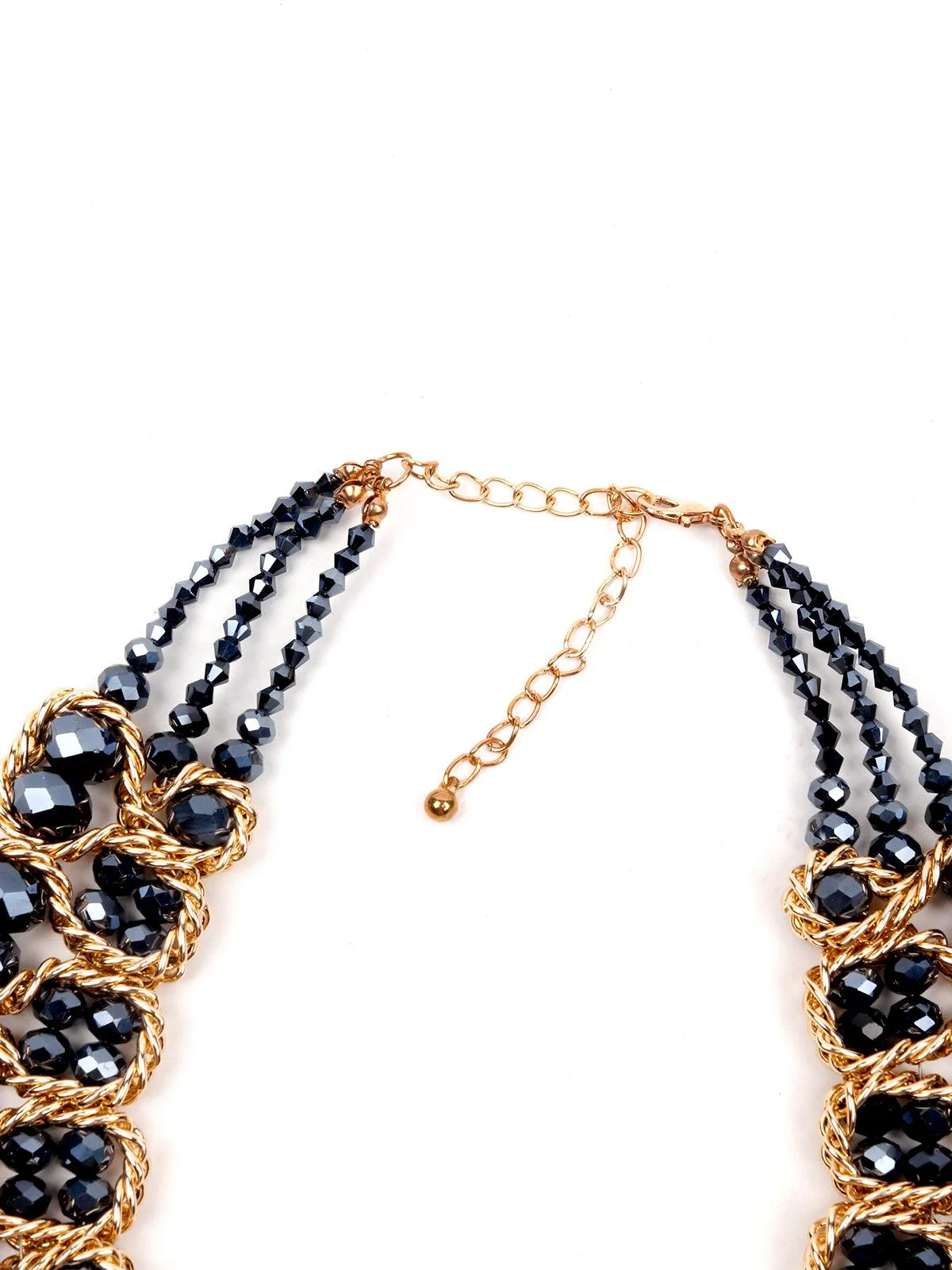 Odette Women Black Metal Necklace - Image 4