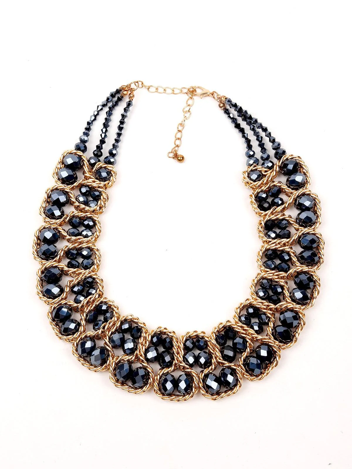 Odette Women Black Metal Necklace - Image 5