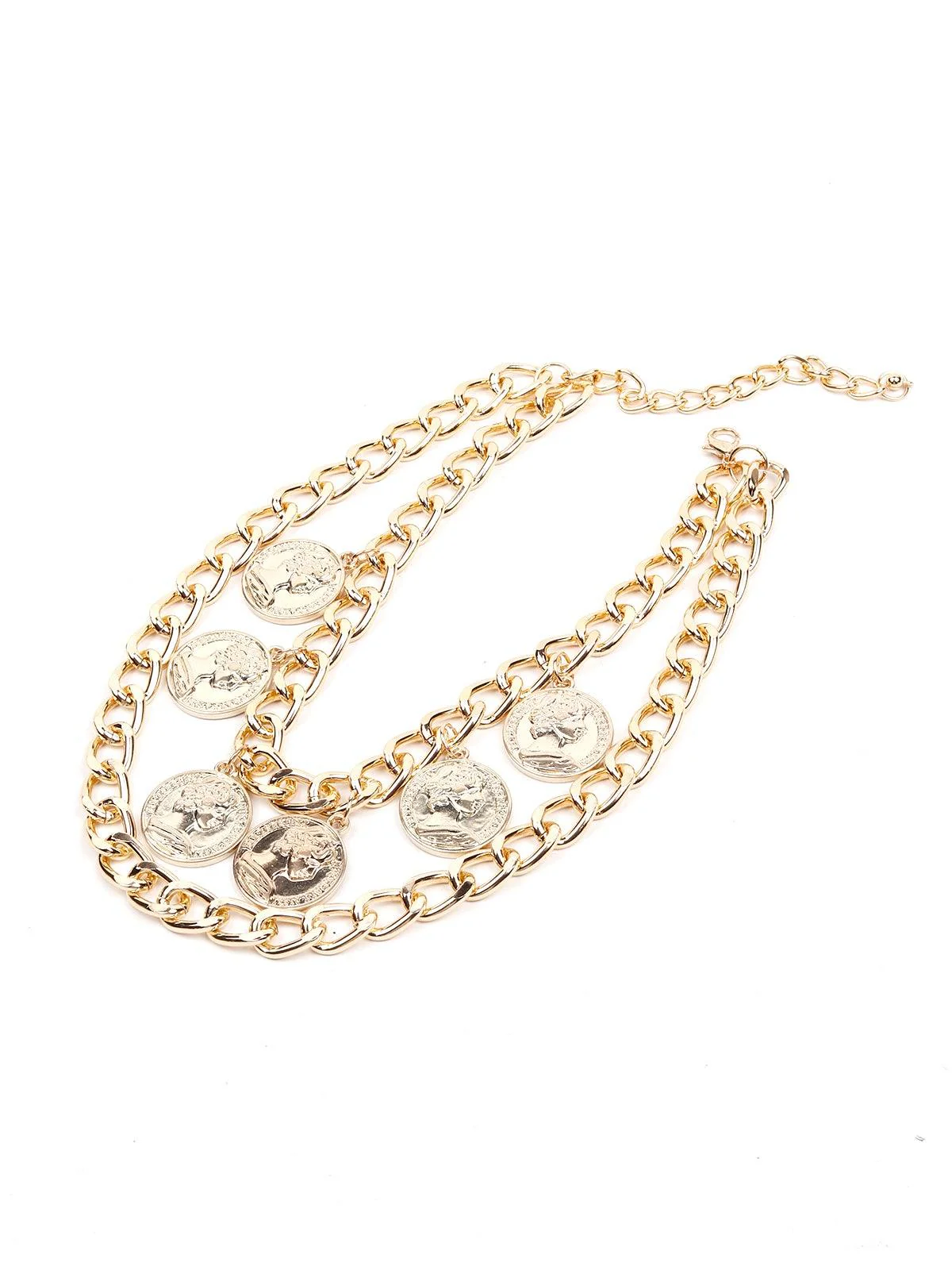 Odette Women Gold Metal Necklace - Image 4