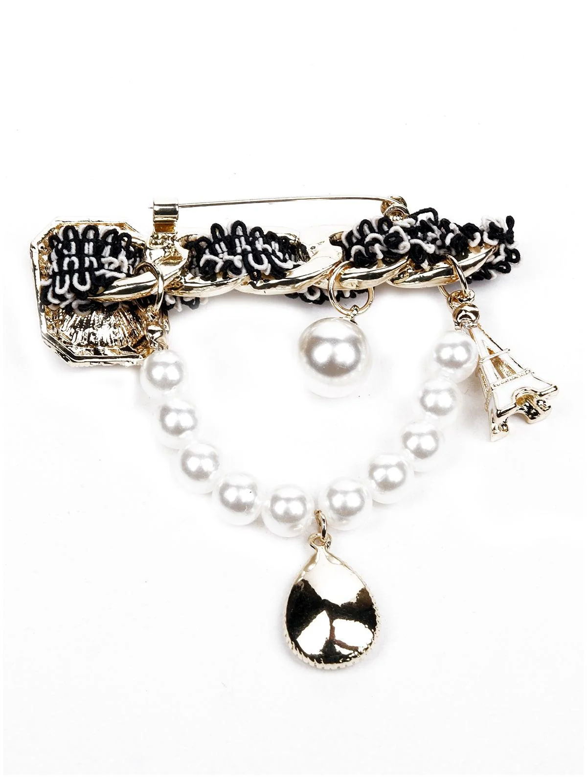 Odette Women Gold Metal Brooch - Image 6