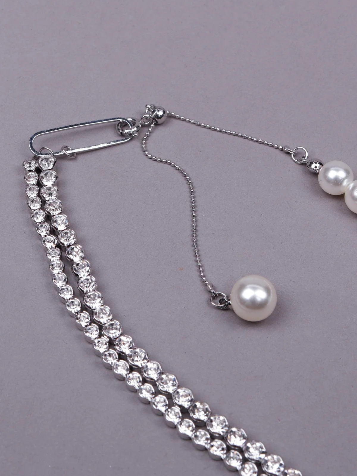 Odette Women Blue Metal Necklace - Image 6