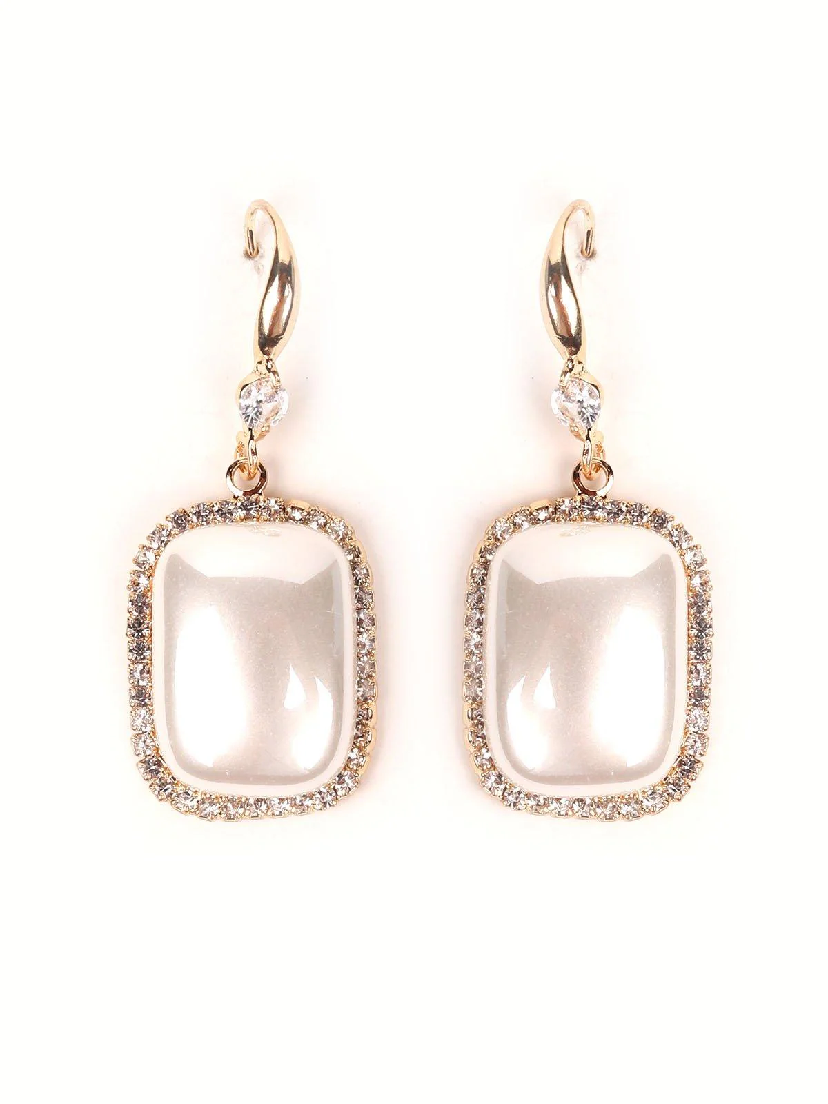 Odette Women Gold Metal Earrings - Image 3