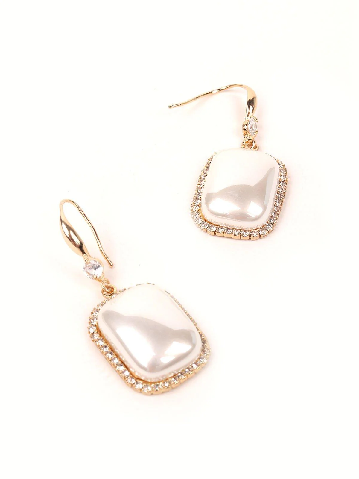 Odette Women Gold Metal Earrings - Image 5