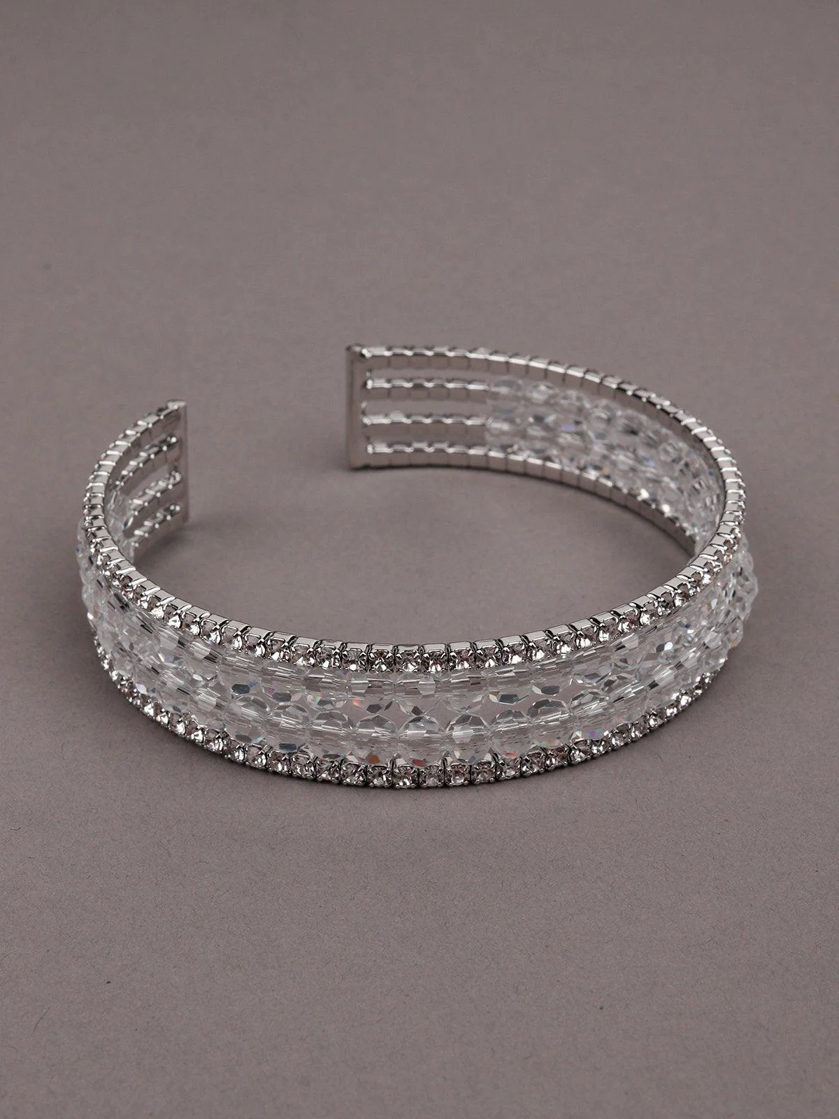 Odette Women Silver Metal Bracelet - Image 5