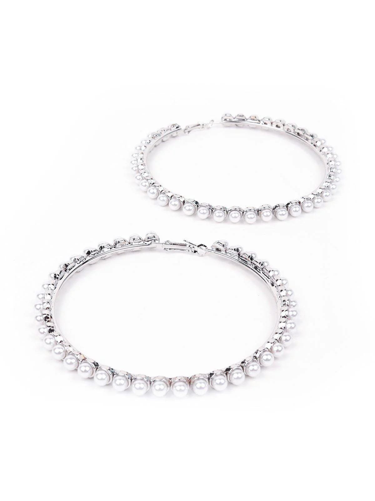 Odette Women Silver Metal Earrings - Image 6