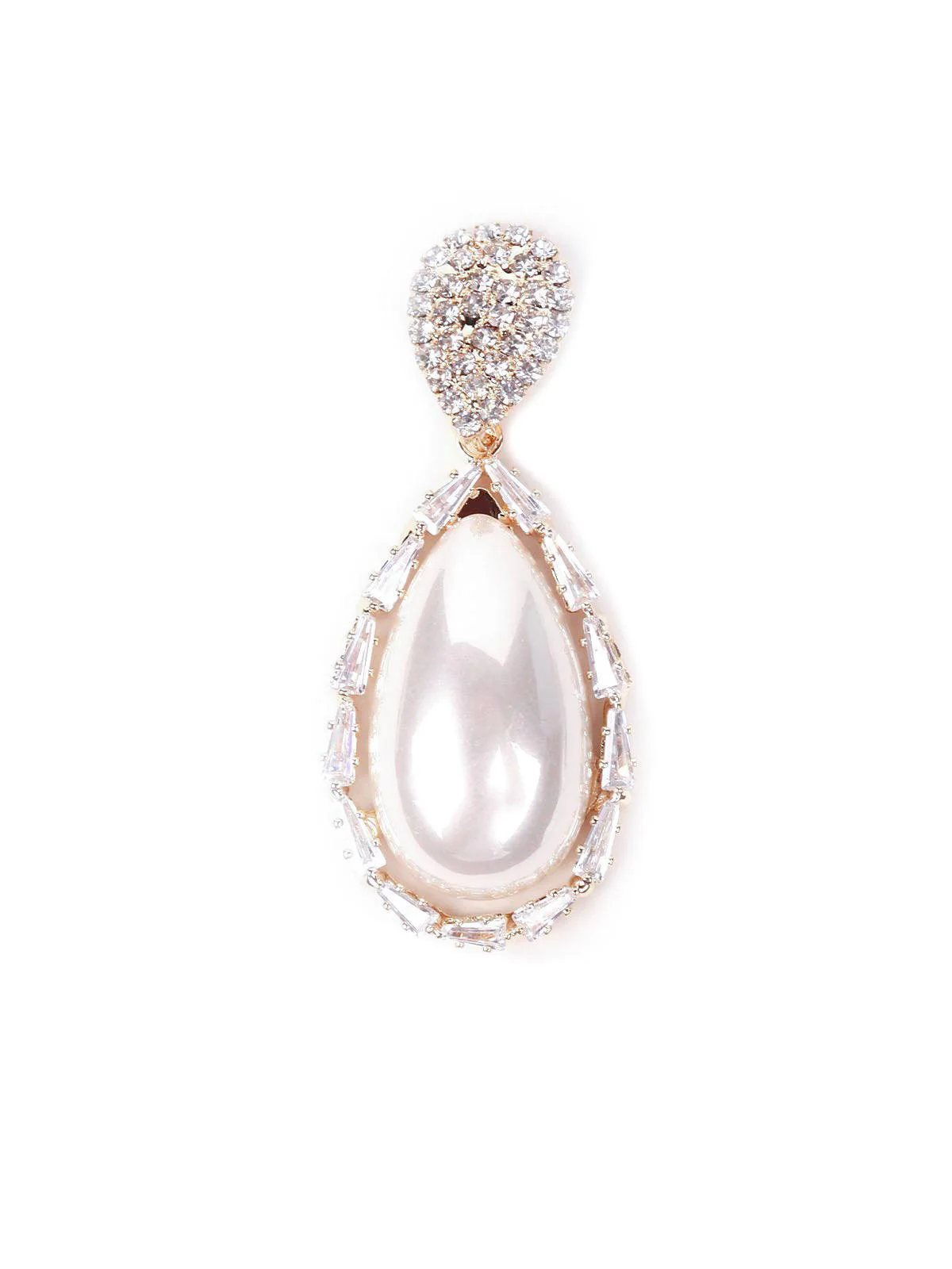 Odette Women Gold Metal Earrings - Image 4