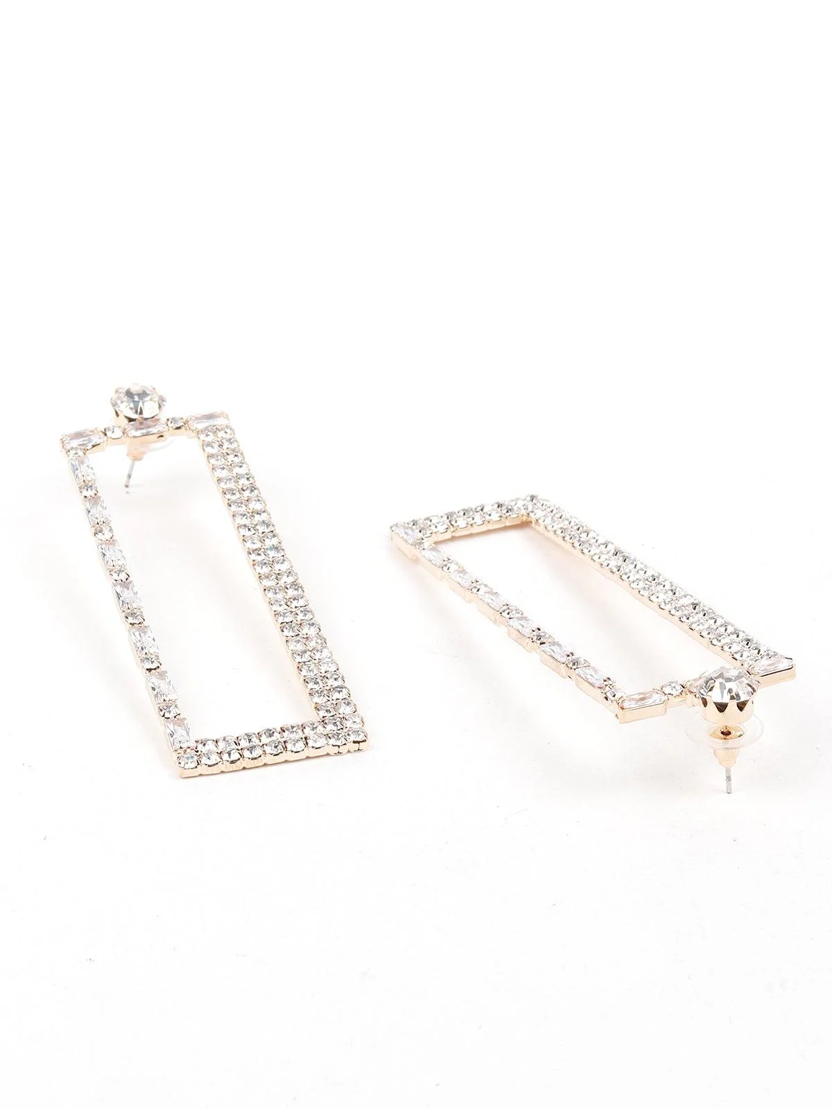 Odette Women Silver Metal Earrings - Image 4