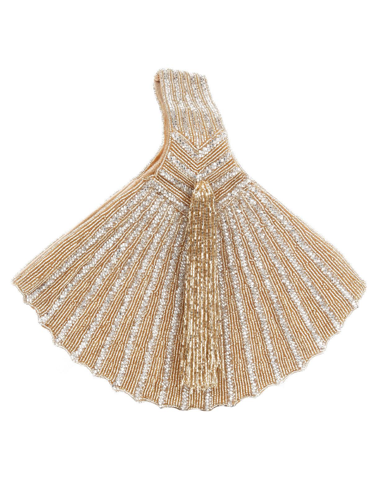 Odette Women Envy My Gold Potli Bag - Image 3