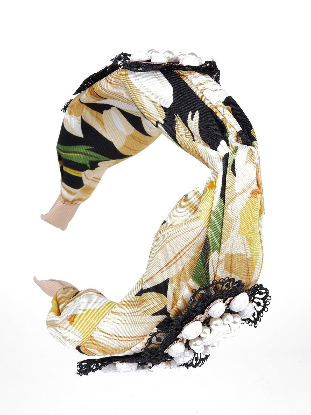 Odette Women Yellow Rhinestones Brooch - Image 5