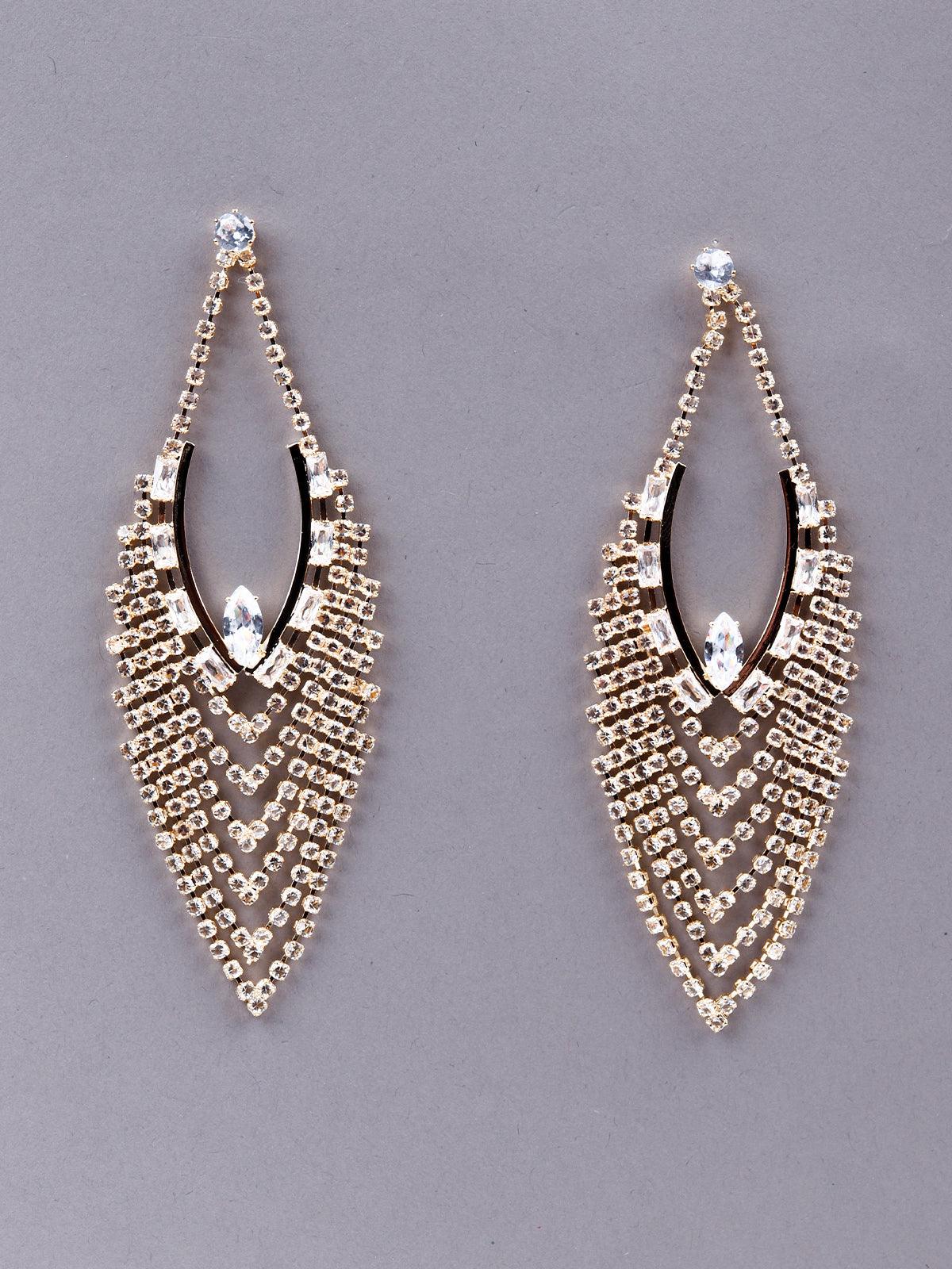 Odette Women Gold Metal Earrings - Image 3