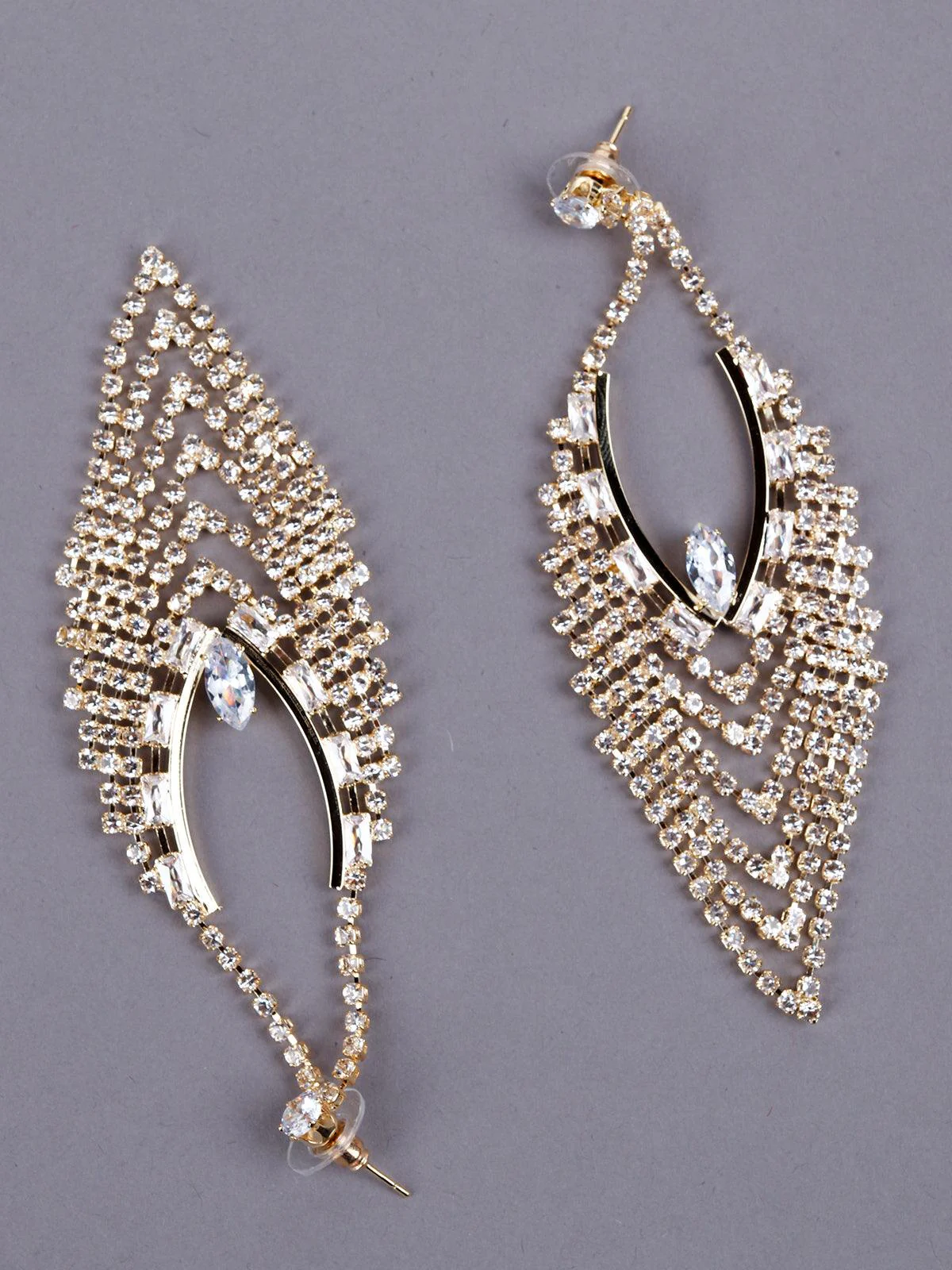 Odette Women Gold Metal Earrings - Image 4