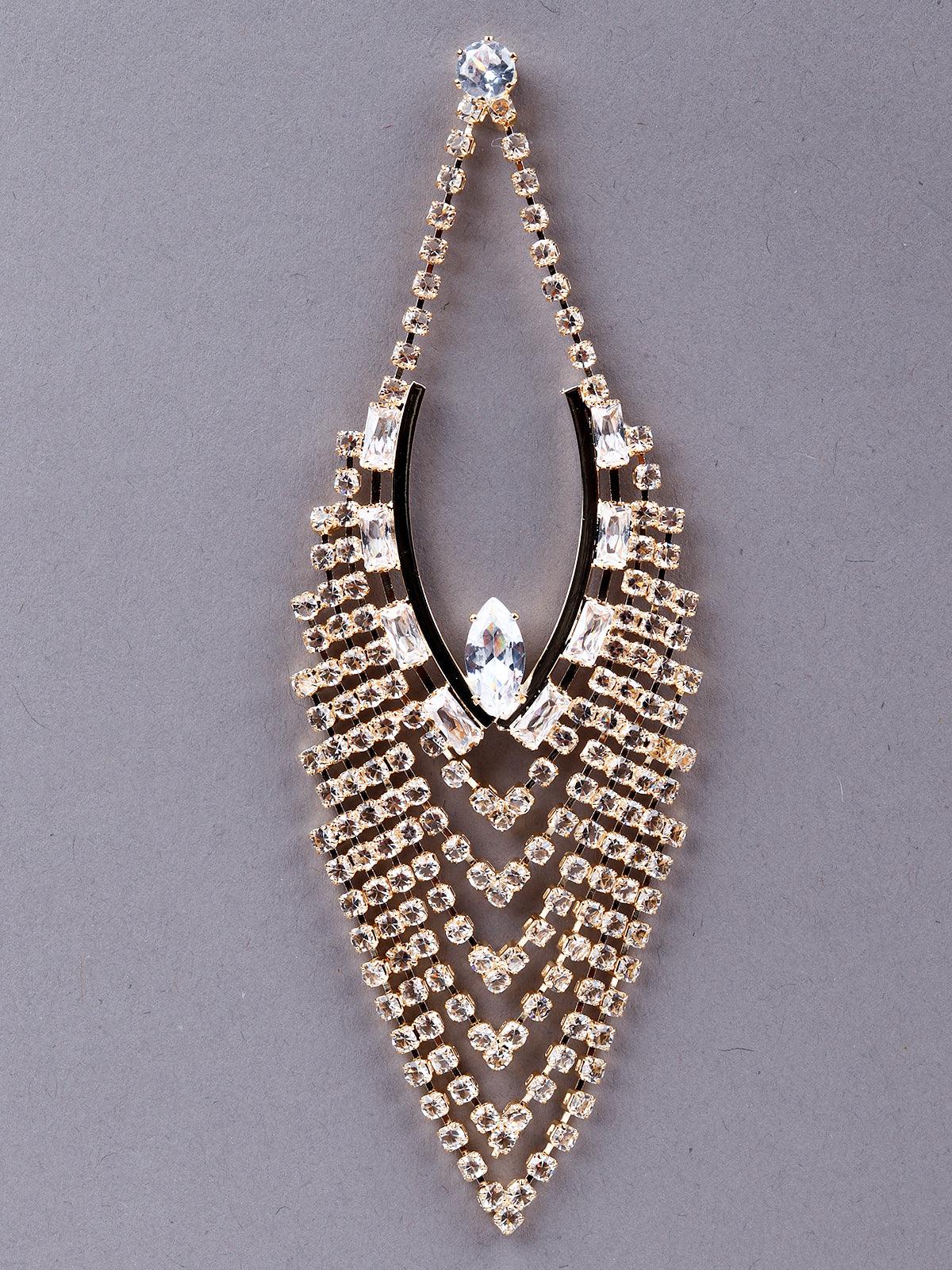Odette Women Gold Metal Earrings - Image 5