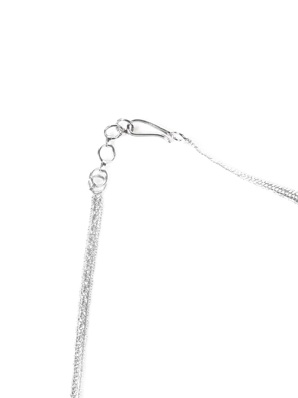 Odette Women Silver Metal Necklace Set - Image 5