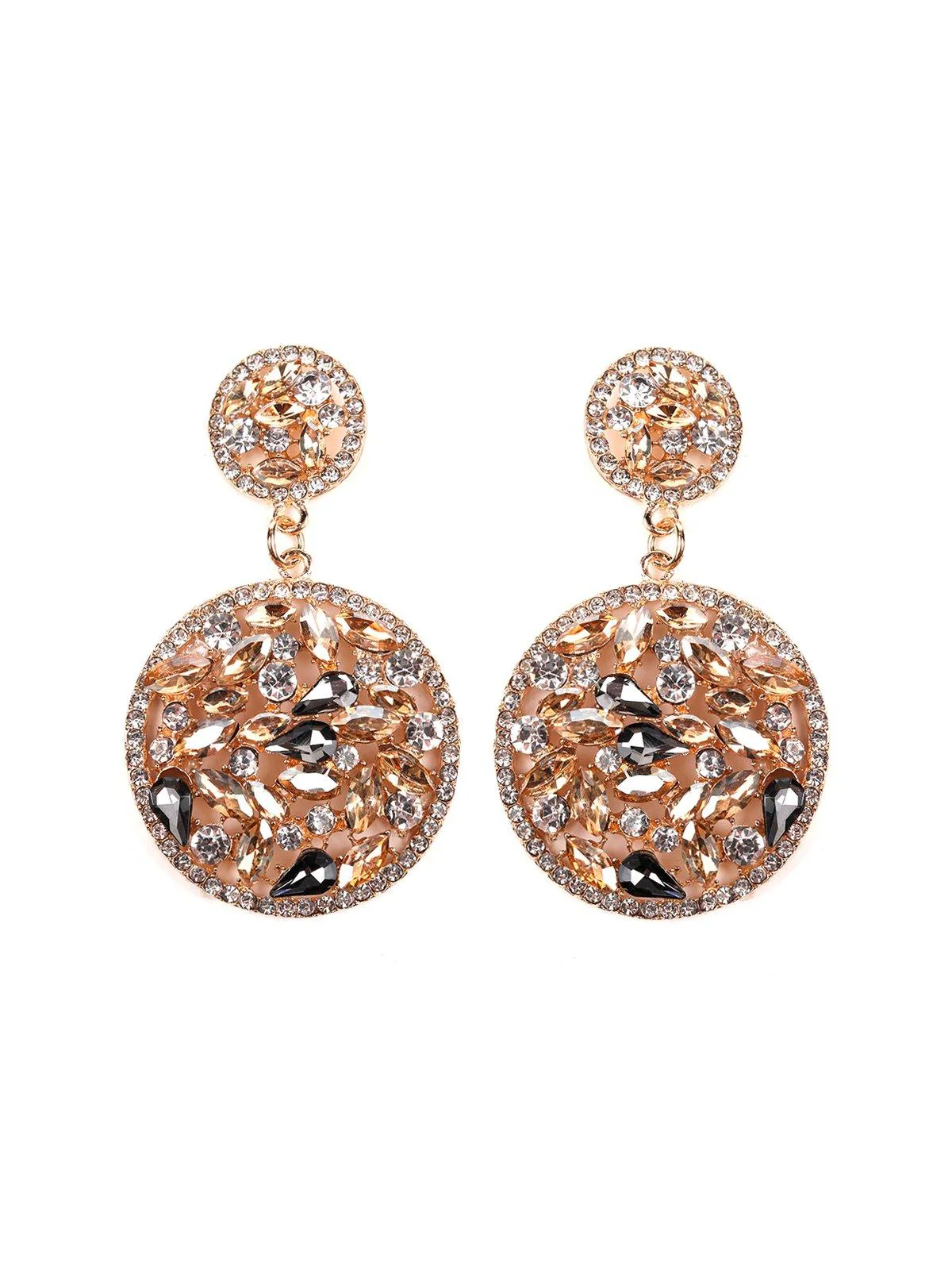 Odette Women Gold Metal Earrings - Image 3